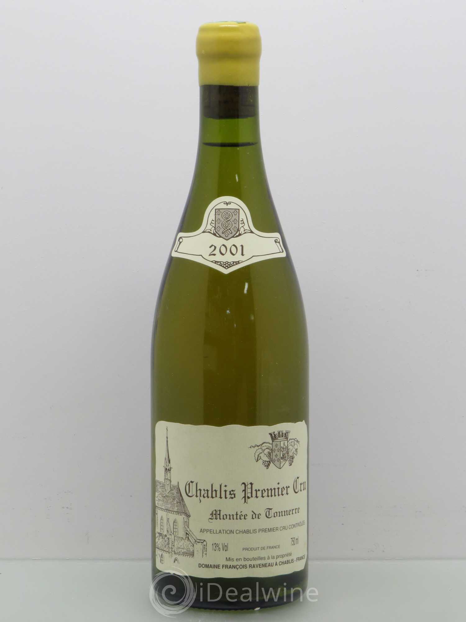 Chablis 1er Cru Montée de Tonnerre Raveneau (Domaine) 2001 - Lot de 1 bouteille - 0