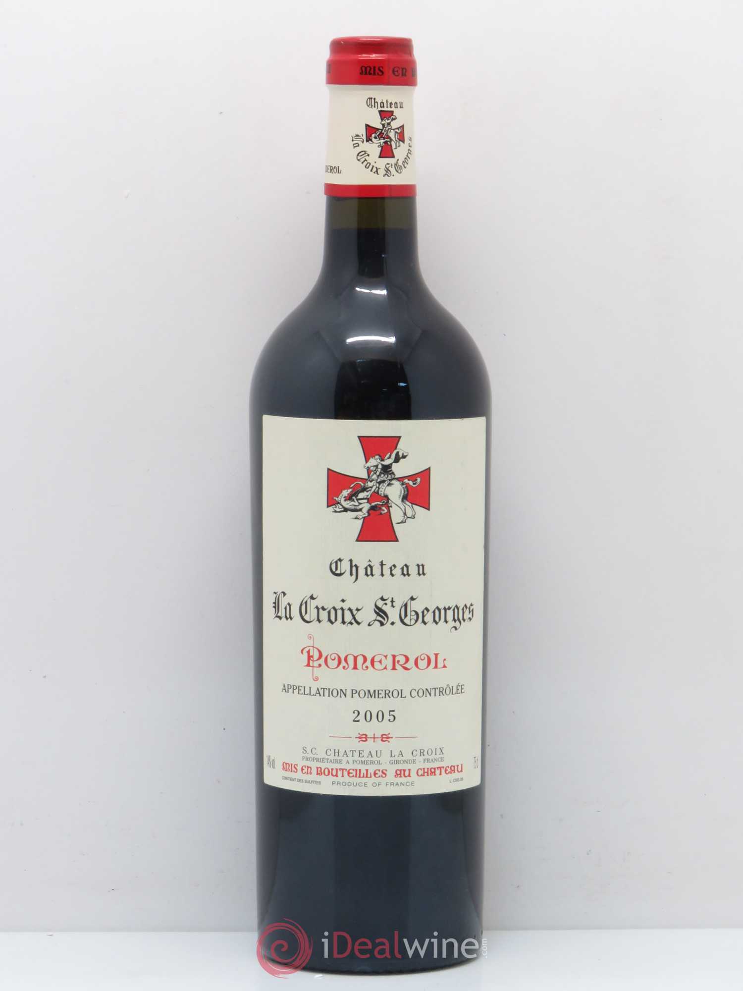 Château la Croix Saint-Georges 2005 - Lot de 1 bouteille - 0