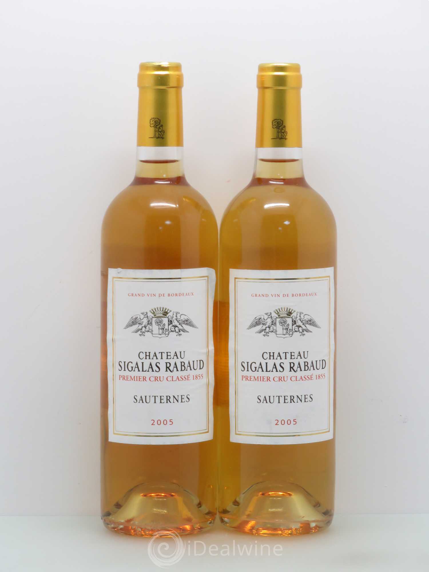 Château Sigalas Rabaud 1er Grand Cru Classé 2005 - Lot de 2 bouteilles - 0
