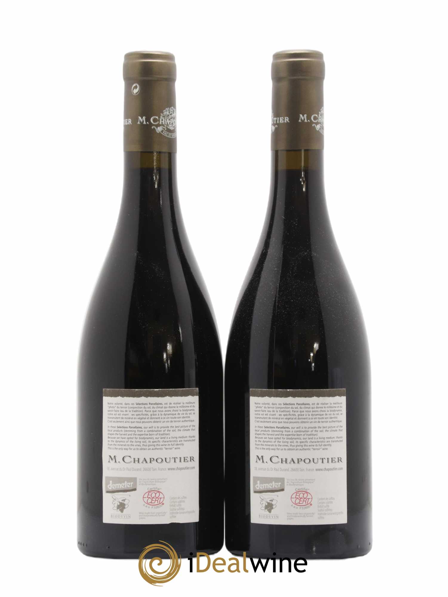 Hermitage Ermitage Le Pavillon Chapoutier 2005 - Lot de 2 bouteilles - 1