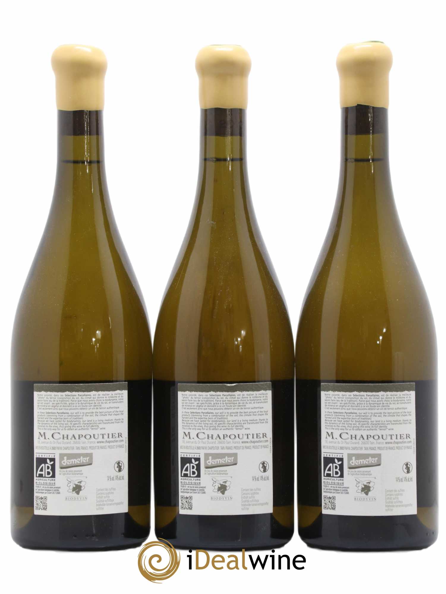 Hermitage Ermitage l'Ermite Chapoutier 2010 - Lot de 3 bouteilles - 1