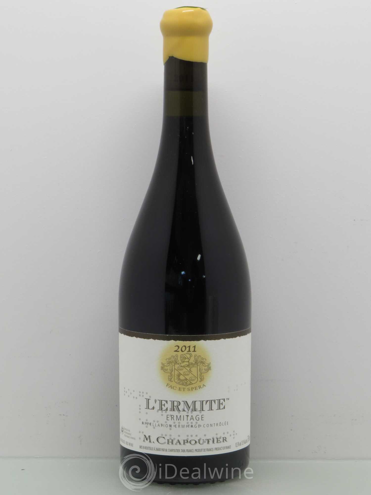 Hermitage Ermitage l'Ermite Chapoutier 2011 - Lot de 1 bouteille - 0