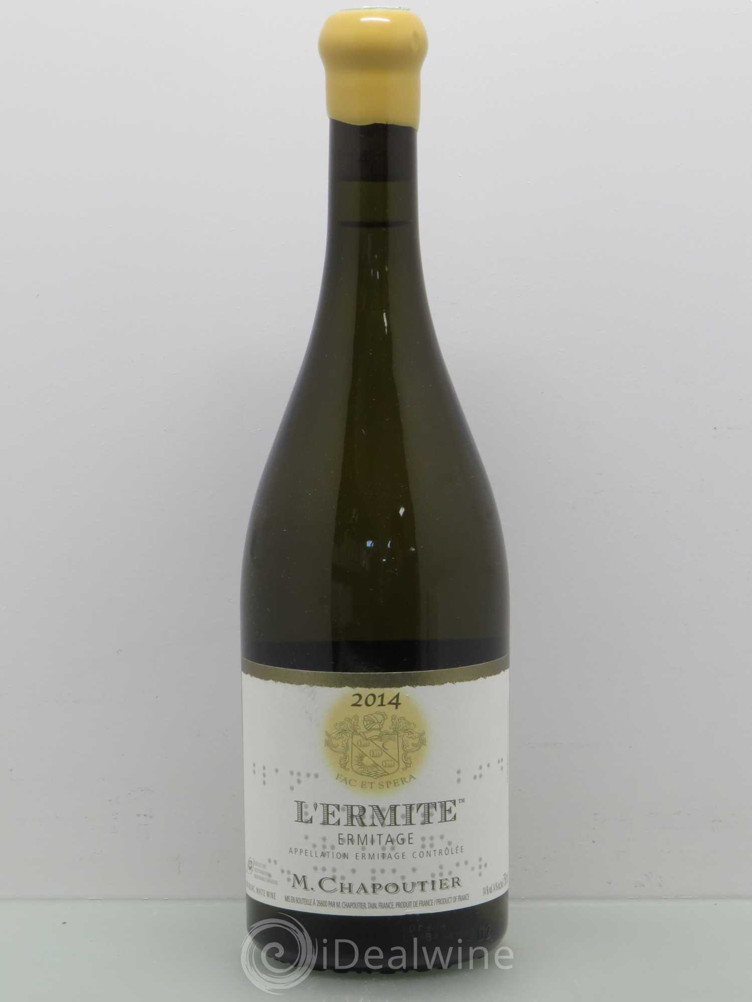 Hermitage Ermitage l'Ermite Chapoutier 2014 - Lot de 1 bouteille - 0