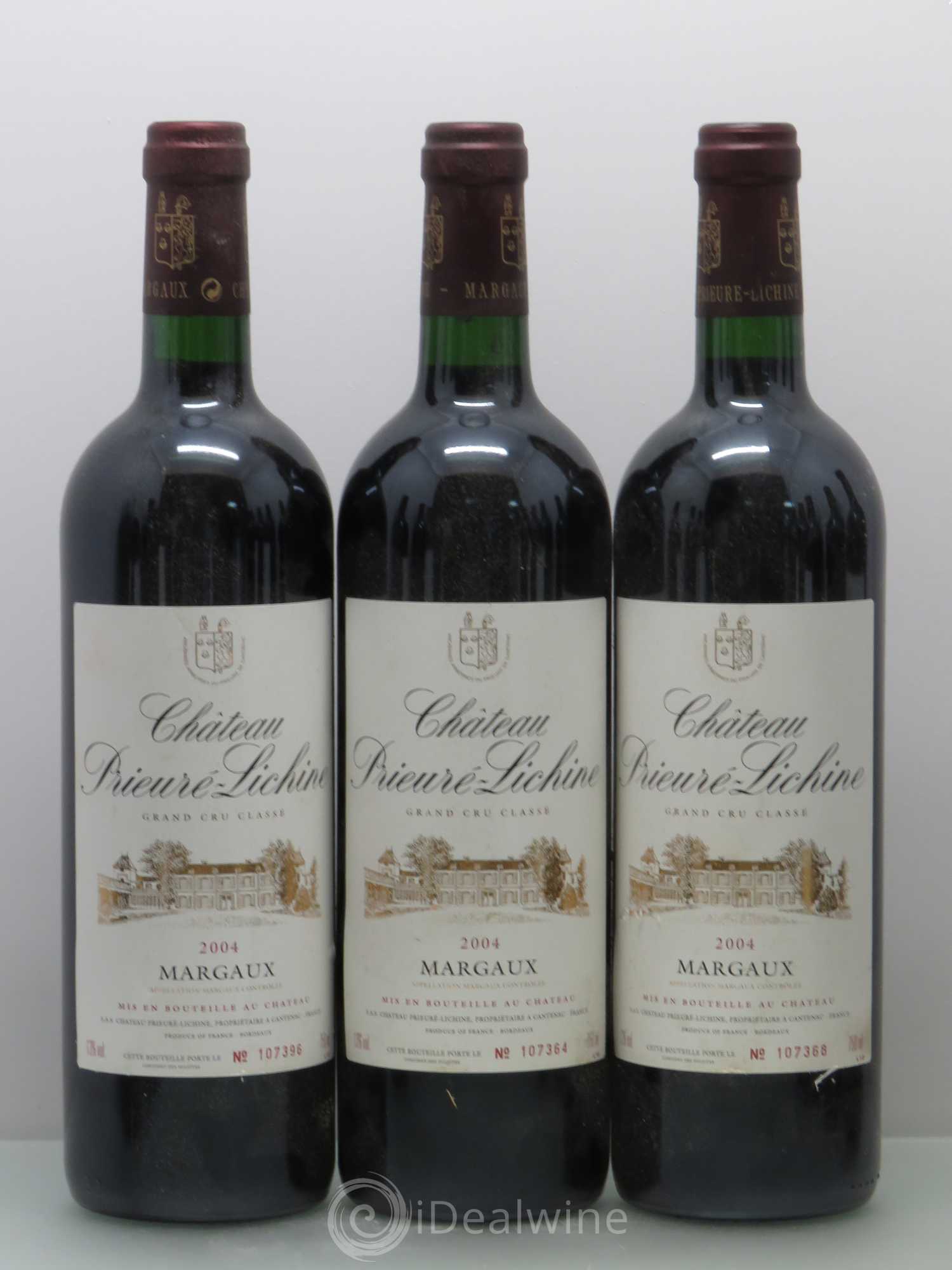Château Prieuré Lichine 4ème Grand Cru Classé 2004 - Lot de 12 bouteilles - 1