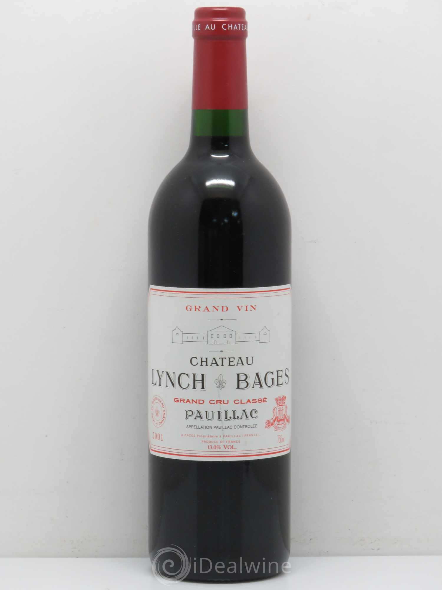 Château Lynch Bages 5ème Grand Cru Classé 2001 - Lot de 1 bouteille - 0
