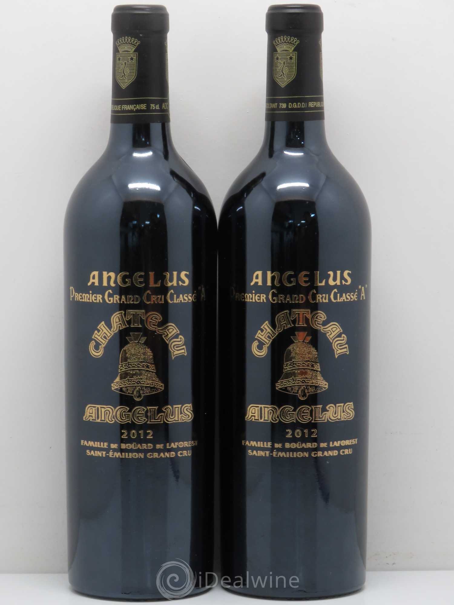Château Angélus 1er Grand Cru Classé A 2012 - Lot de 2 bouteilles - 0