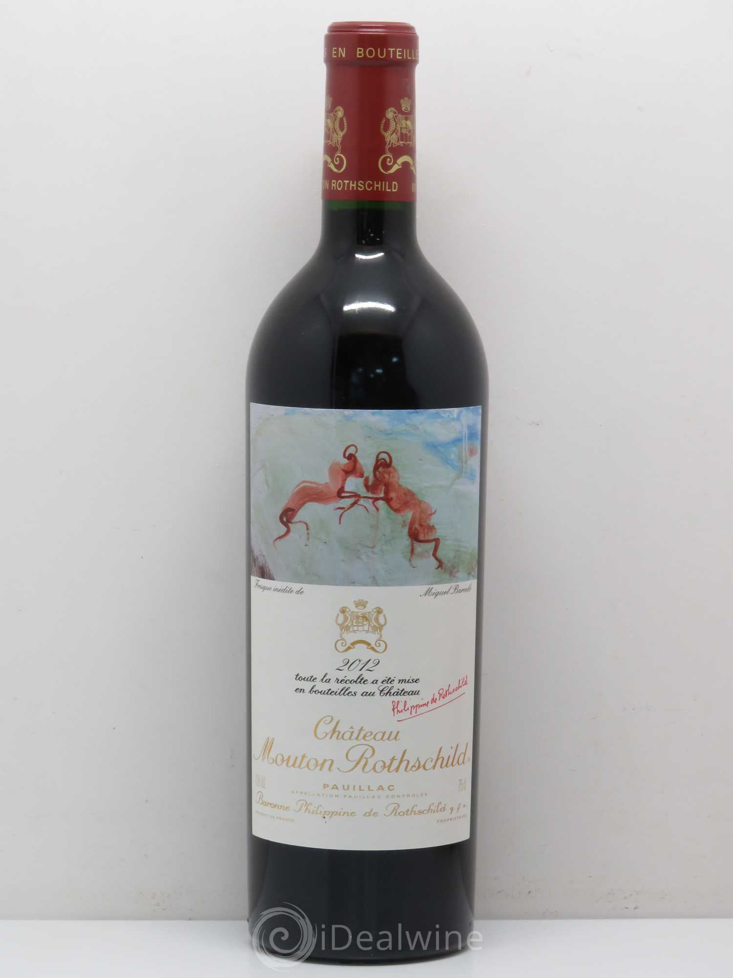 Château Mouton Rothschild 1er Grand Cru Classé 2012 - Lot de 1 bouteille - 0