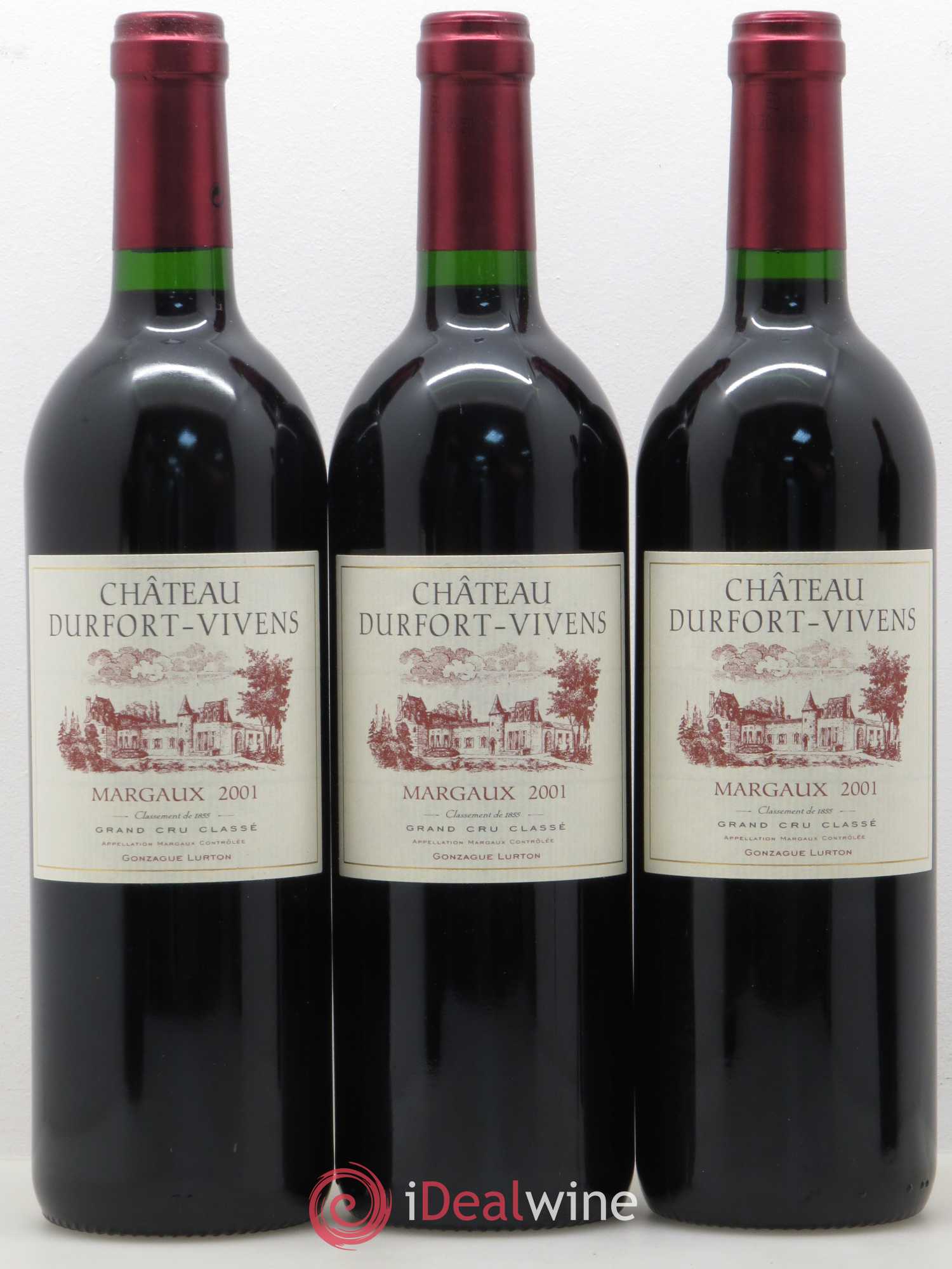 Château Durfort Vivens 2ème Grand Cru Classé 2001 - Lot de 12 bouteilles - 3