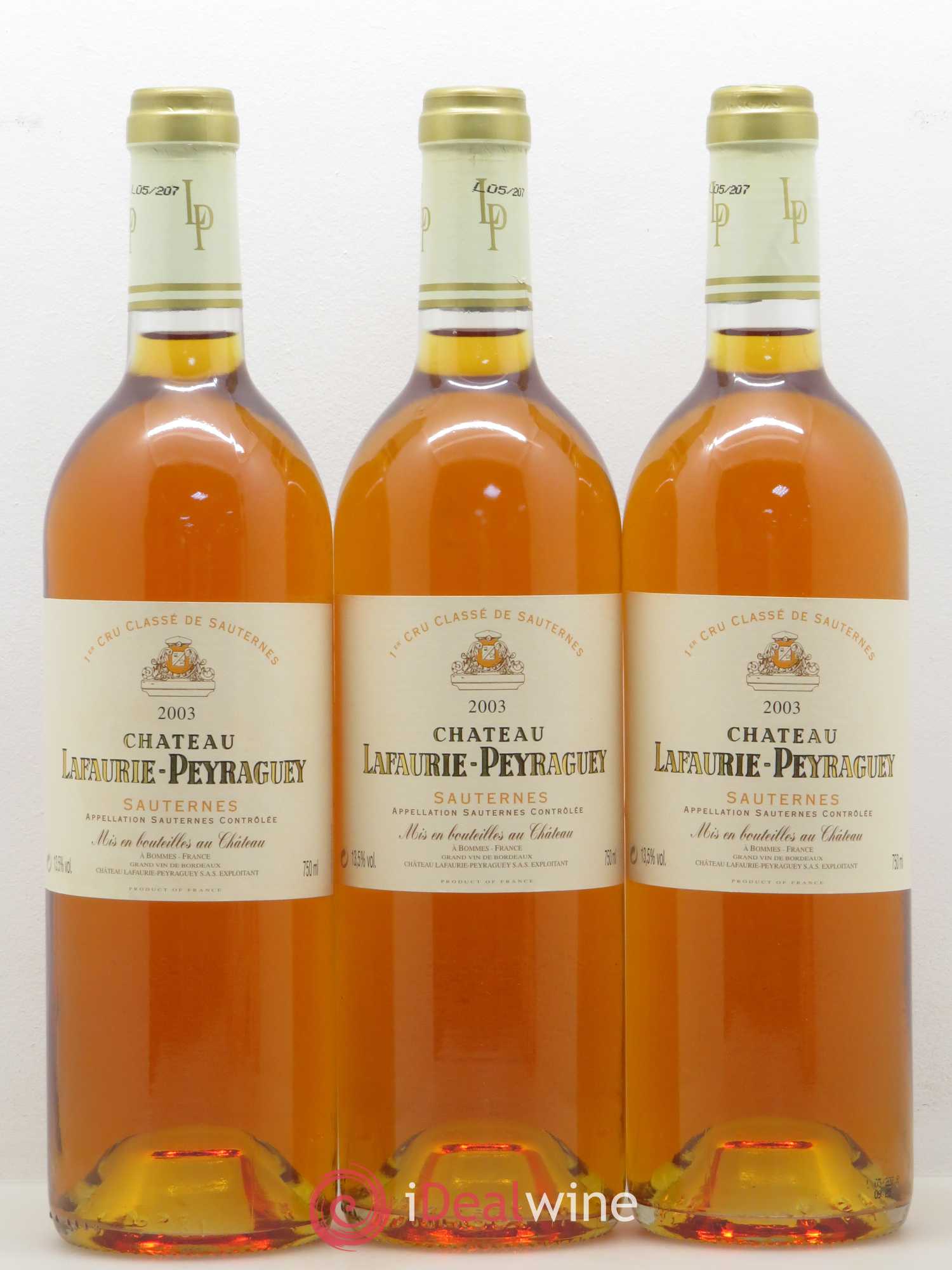 Château Lafaurie-Peyraguey 1er Grand Cru Classé 2003 - Lotto di 12 bottiglie - 4