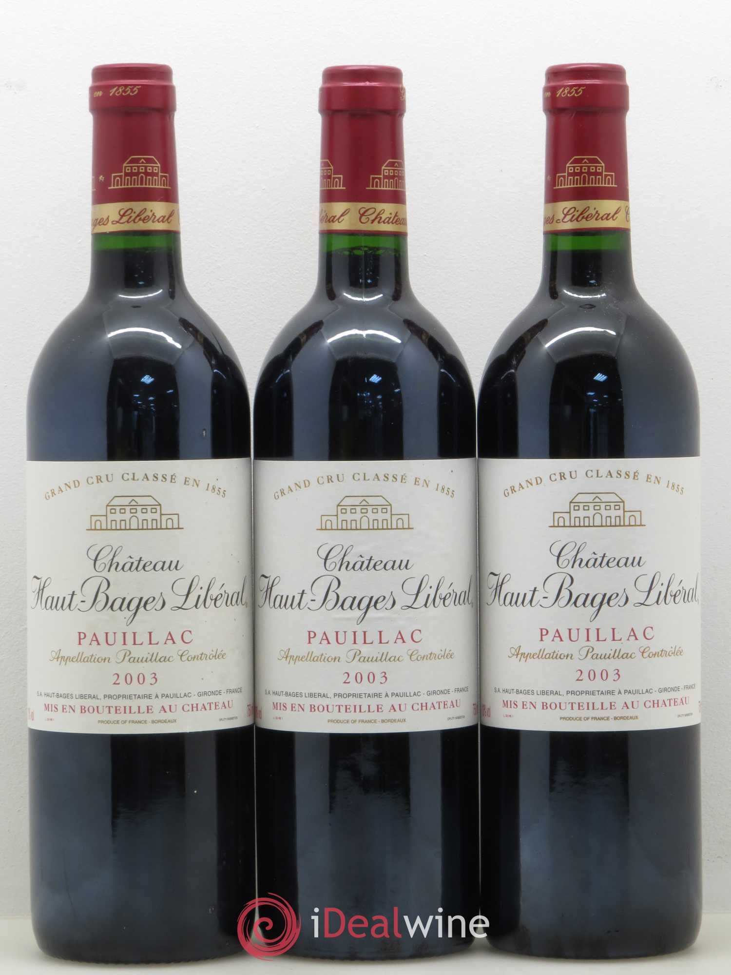 Château Haut Bages Libéral 5ème Grand Cru Classé 2003 - Lot de 12 bouteilles - 4