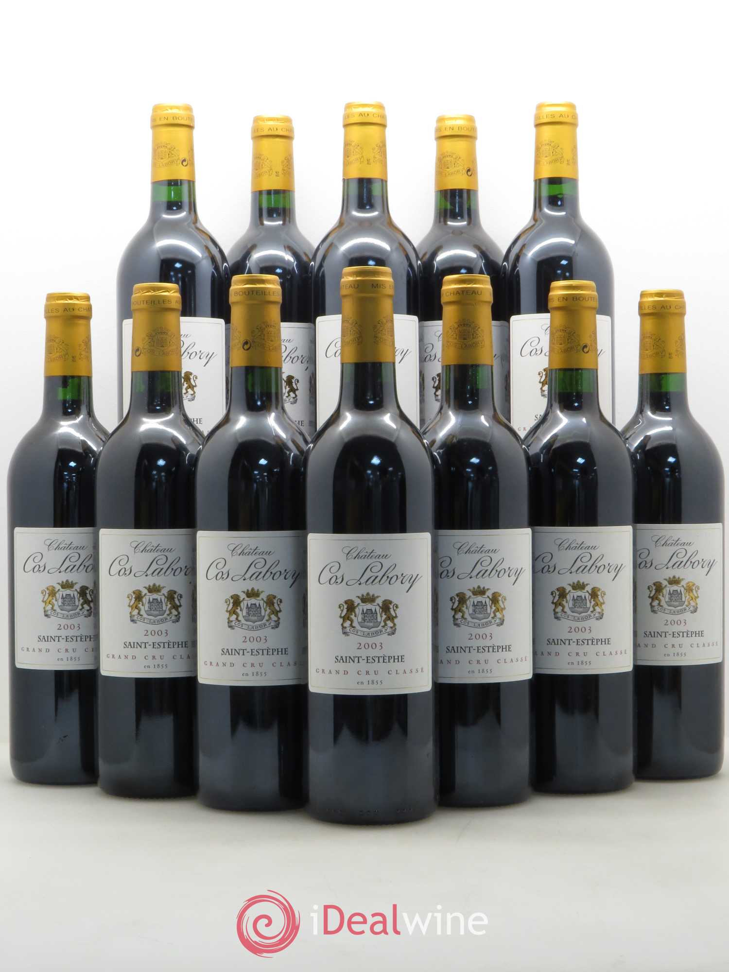 Château Cos Labory 5ème Grand Cru Classé 2003 - Lot de 12 bouteilles - 0
