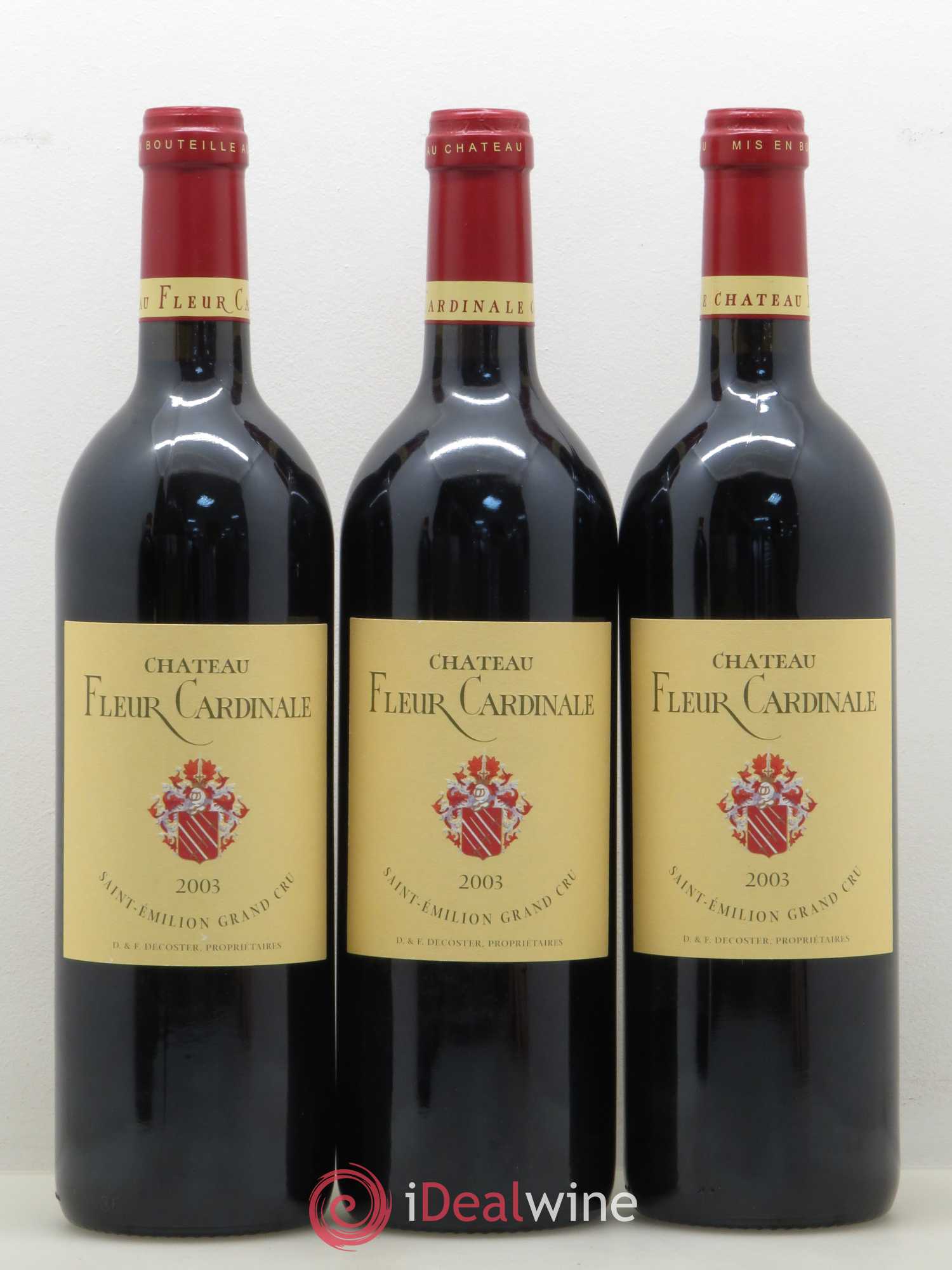 Château Fleur Cardinale Grand Cru Classé 2003 - Lot de 12 bouteilles - 1