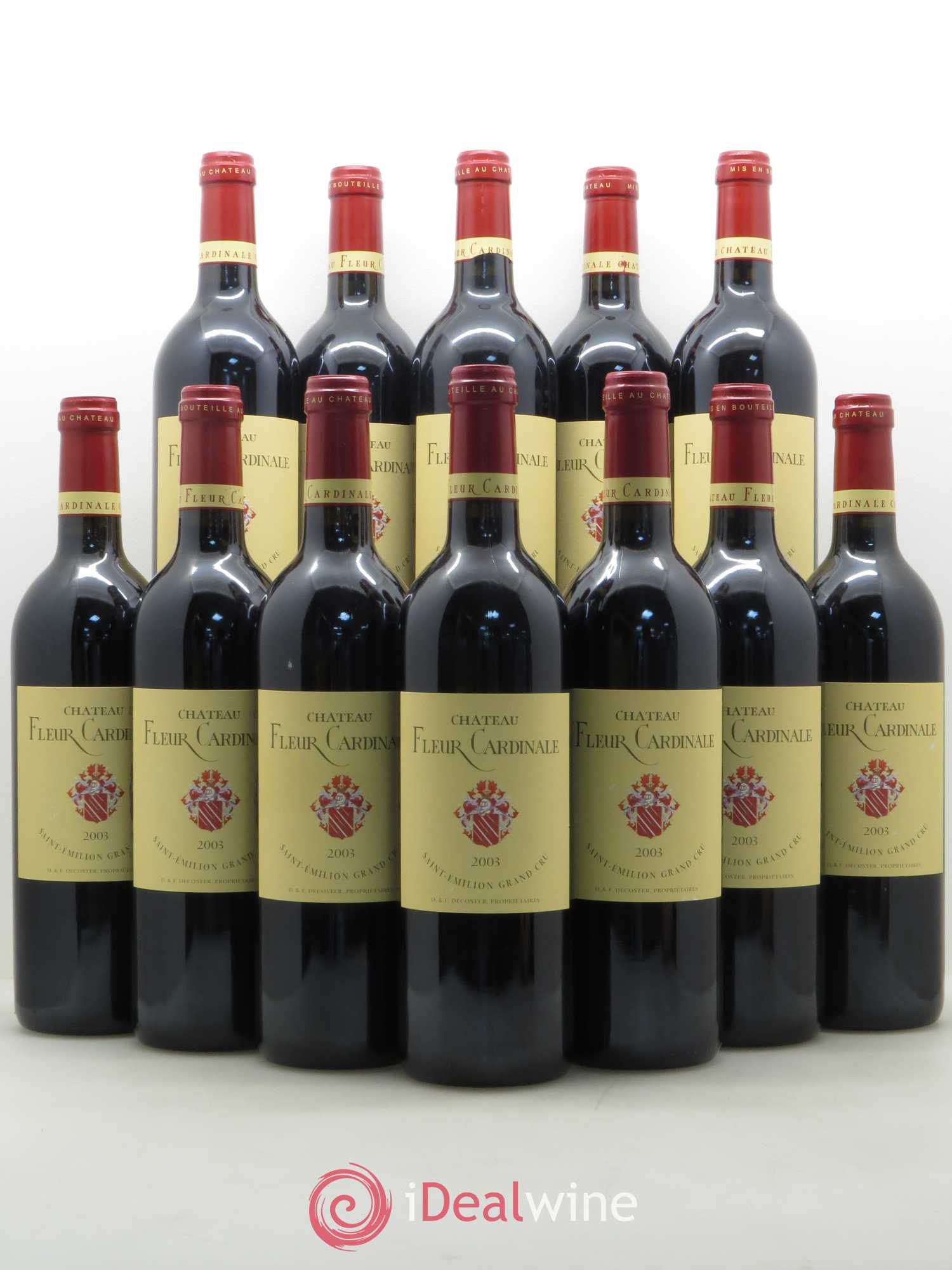 Château Fleur Cardinale Grand Cru Classé 2003 - Lot de 12 bouteilles - 0