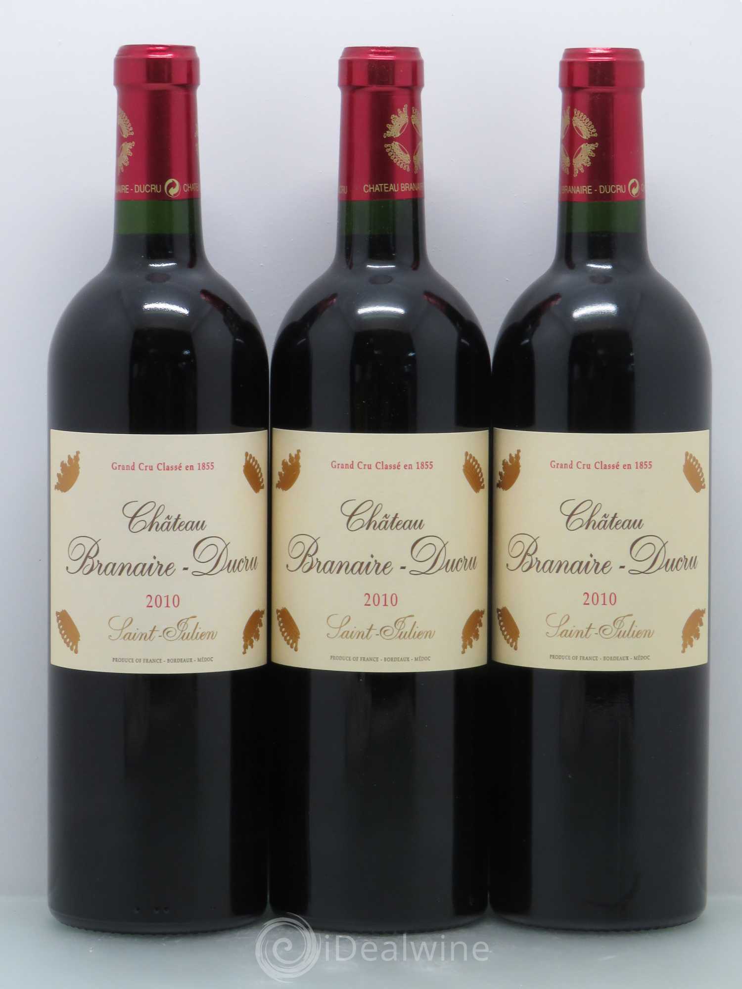 Château Branaire Ducru 4ème Grand Cru Classé 2010 - Lot de 12 bouteilles - 4