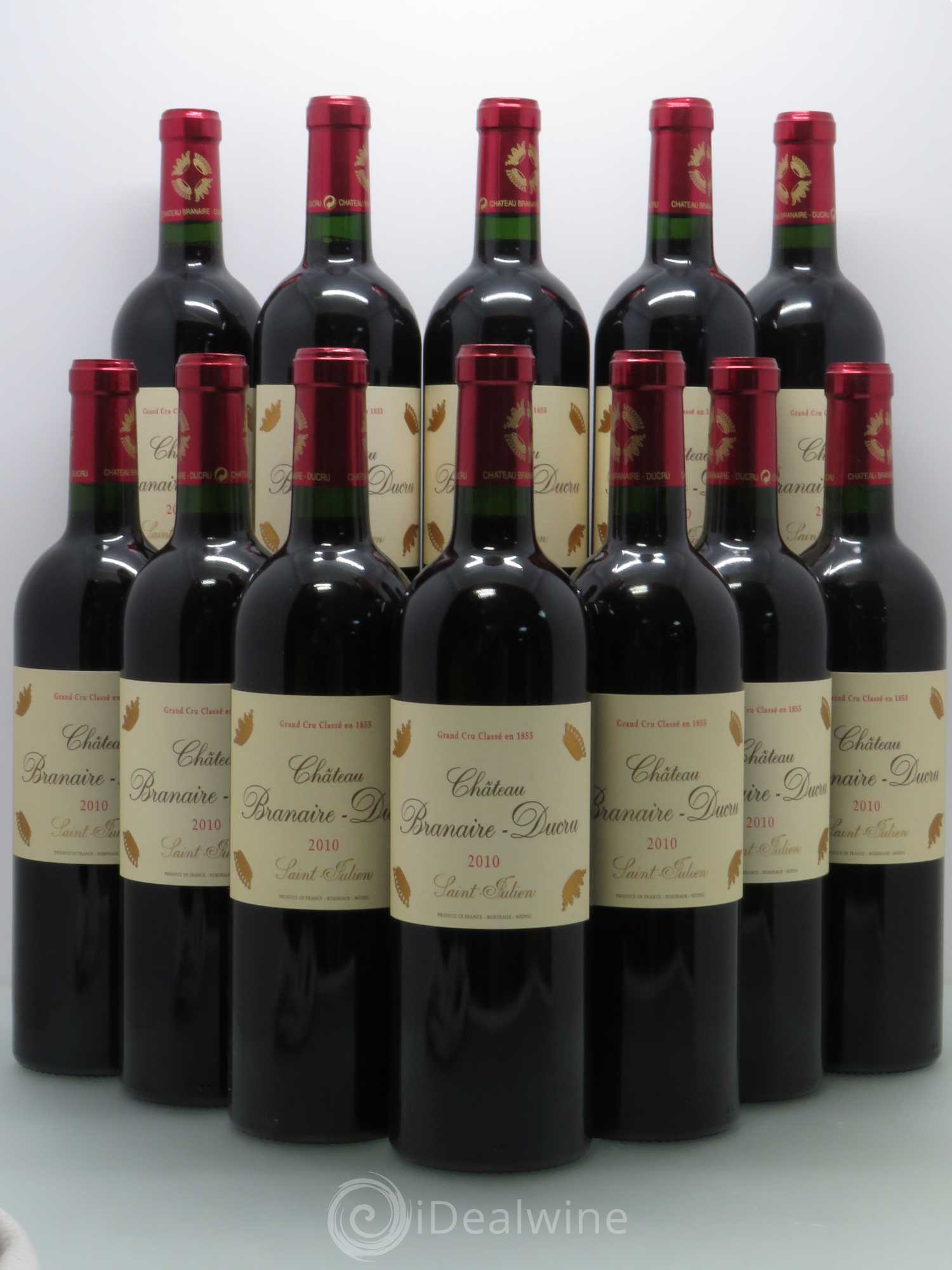 Château Branaire Ducru 4ème Grand Cru Classé 2010 - Lot de 12 bouteilles - 0