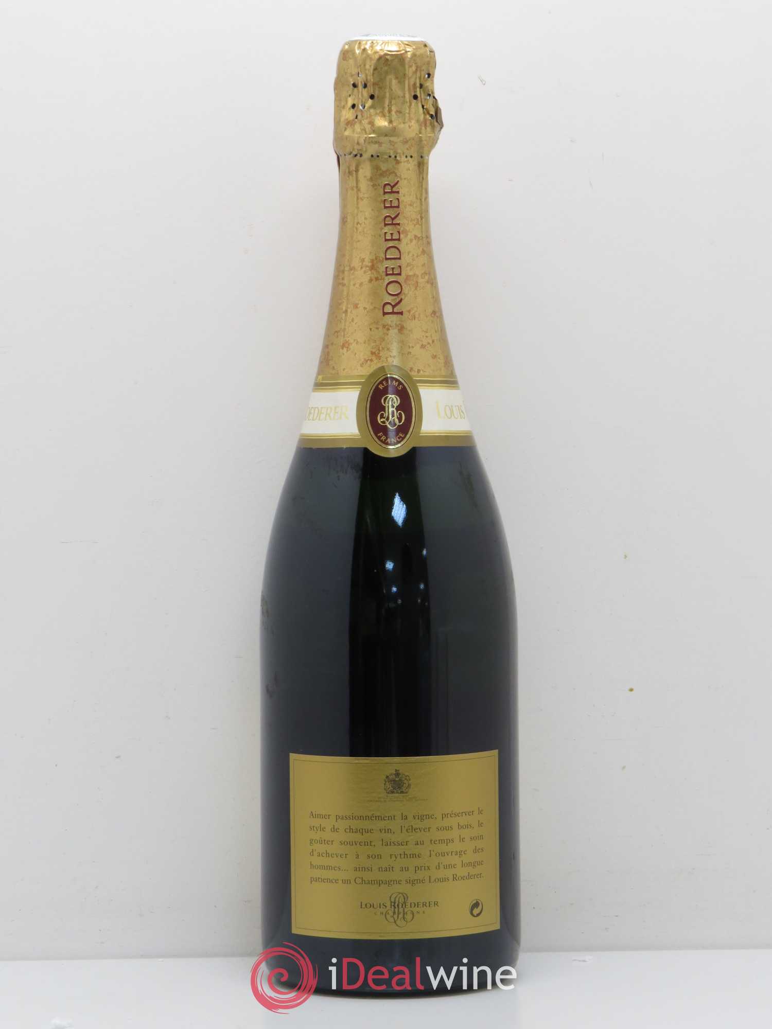 Millésimé Brut Louis Roederer 1996 - Lot de 1 bouteille - 1