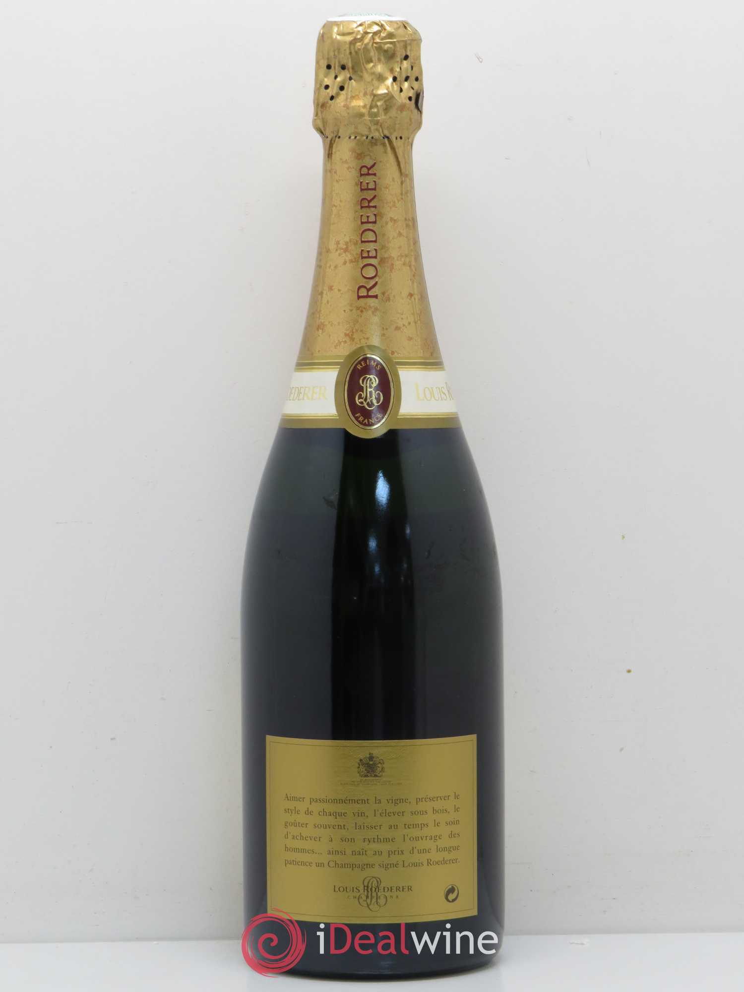 Millésimé Brut Louis Roederer 1996 - Lot de 1 bouteille - 1