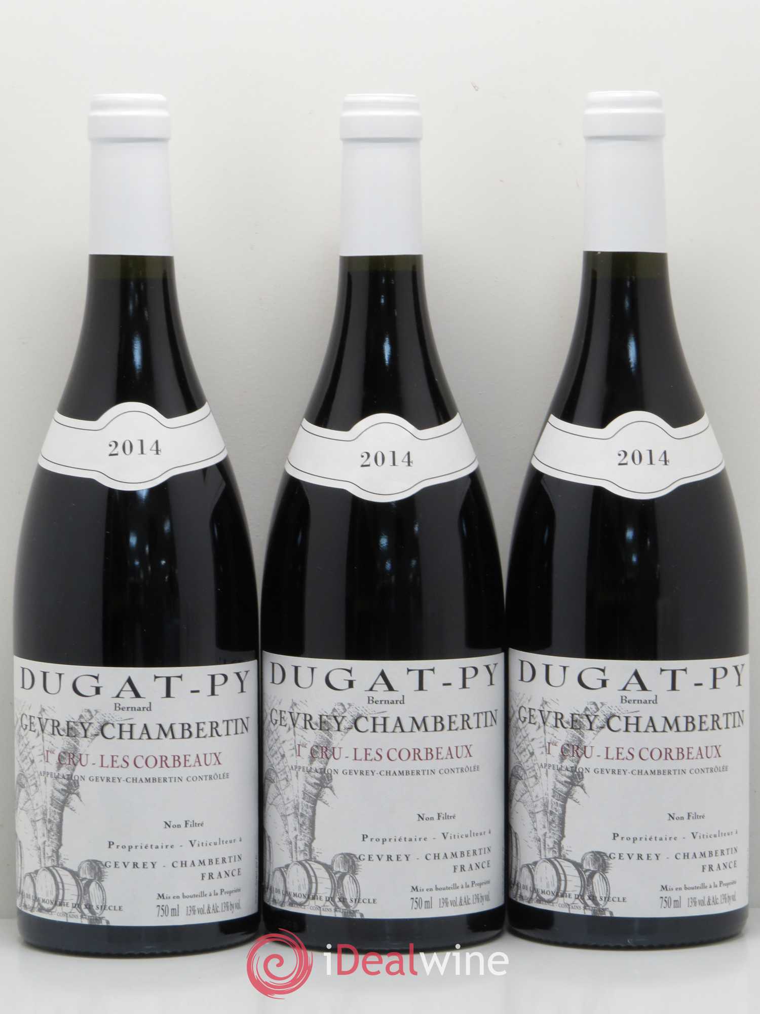 Gevrey-Chambertin Dugat-Py Les Corbeaux 2014 - Posten von 3 Flaschen - 0