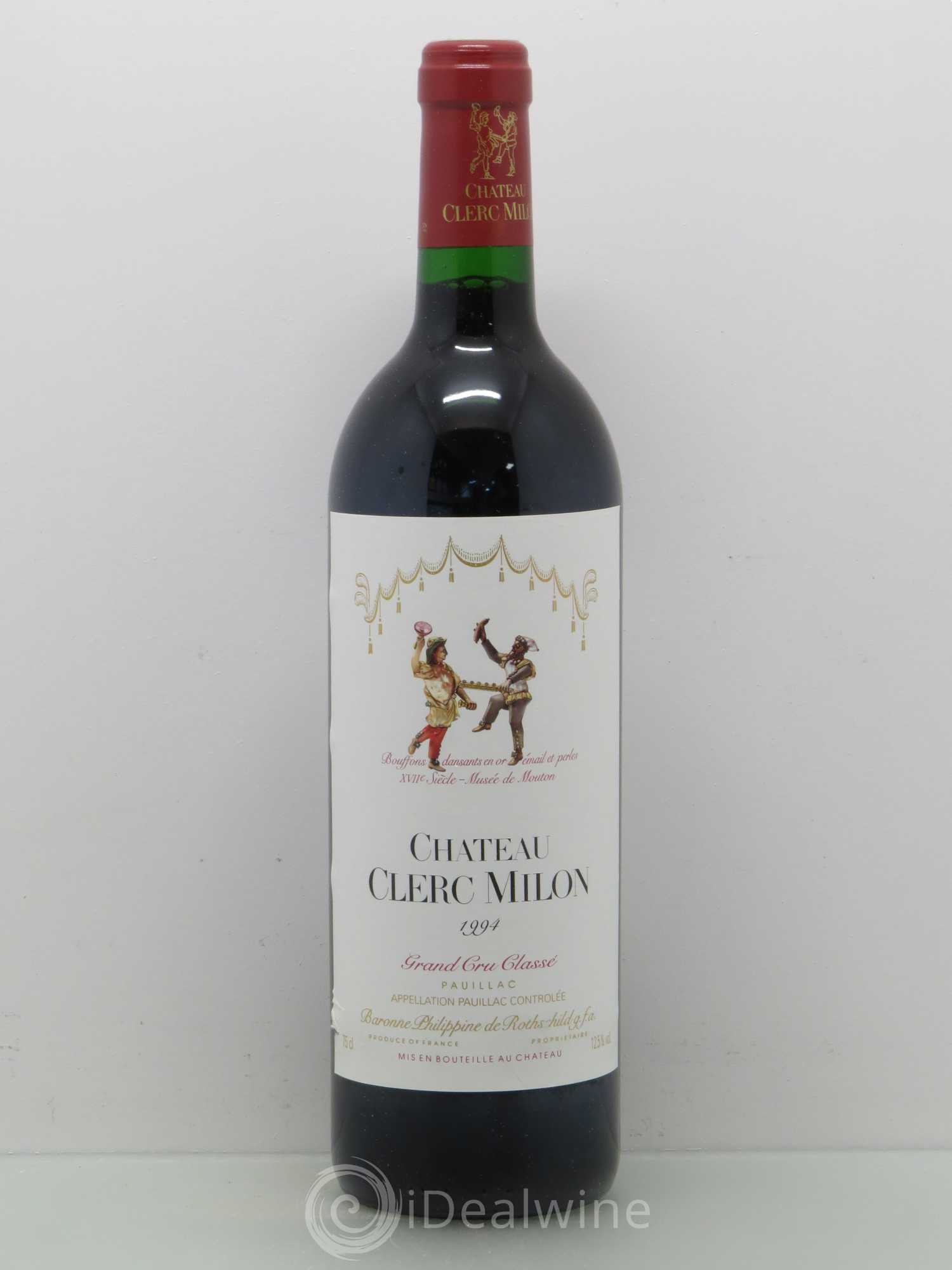 Château Clerc Milon 5ème Grand Cru Classé 1994 - Lot de 1 bouteille - 0