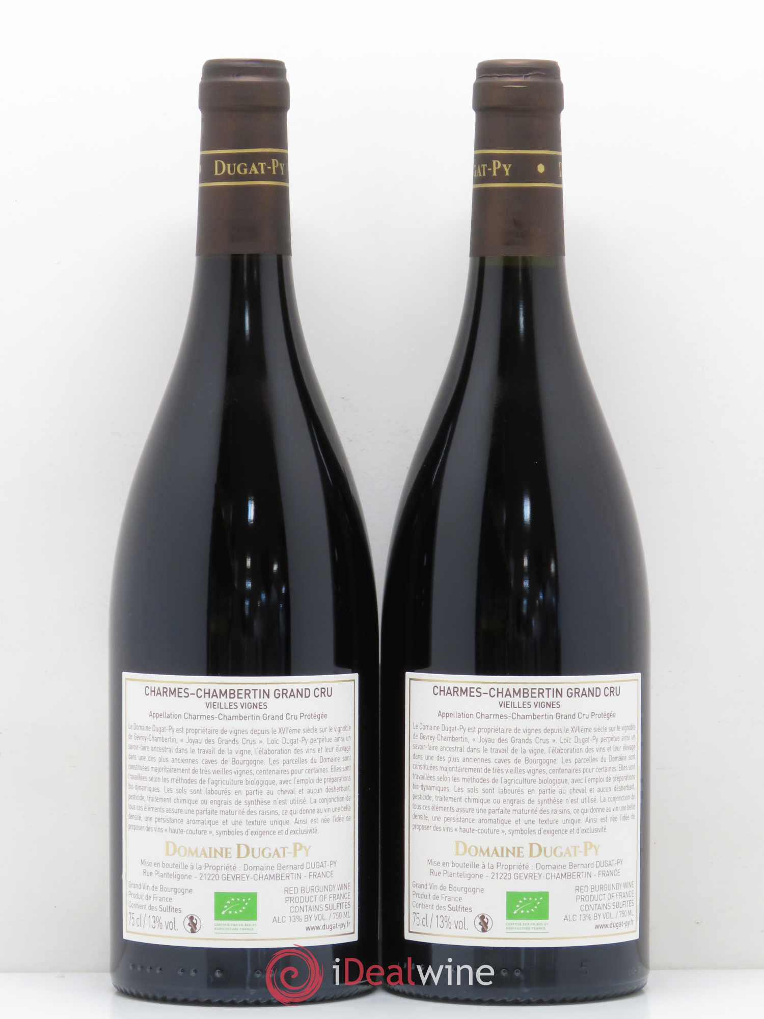 Charmes-Chambertin Grand Cru Dugat-Py 2016 - Posten von 2 Flaschen - 1