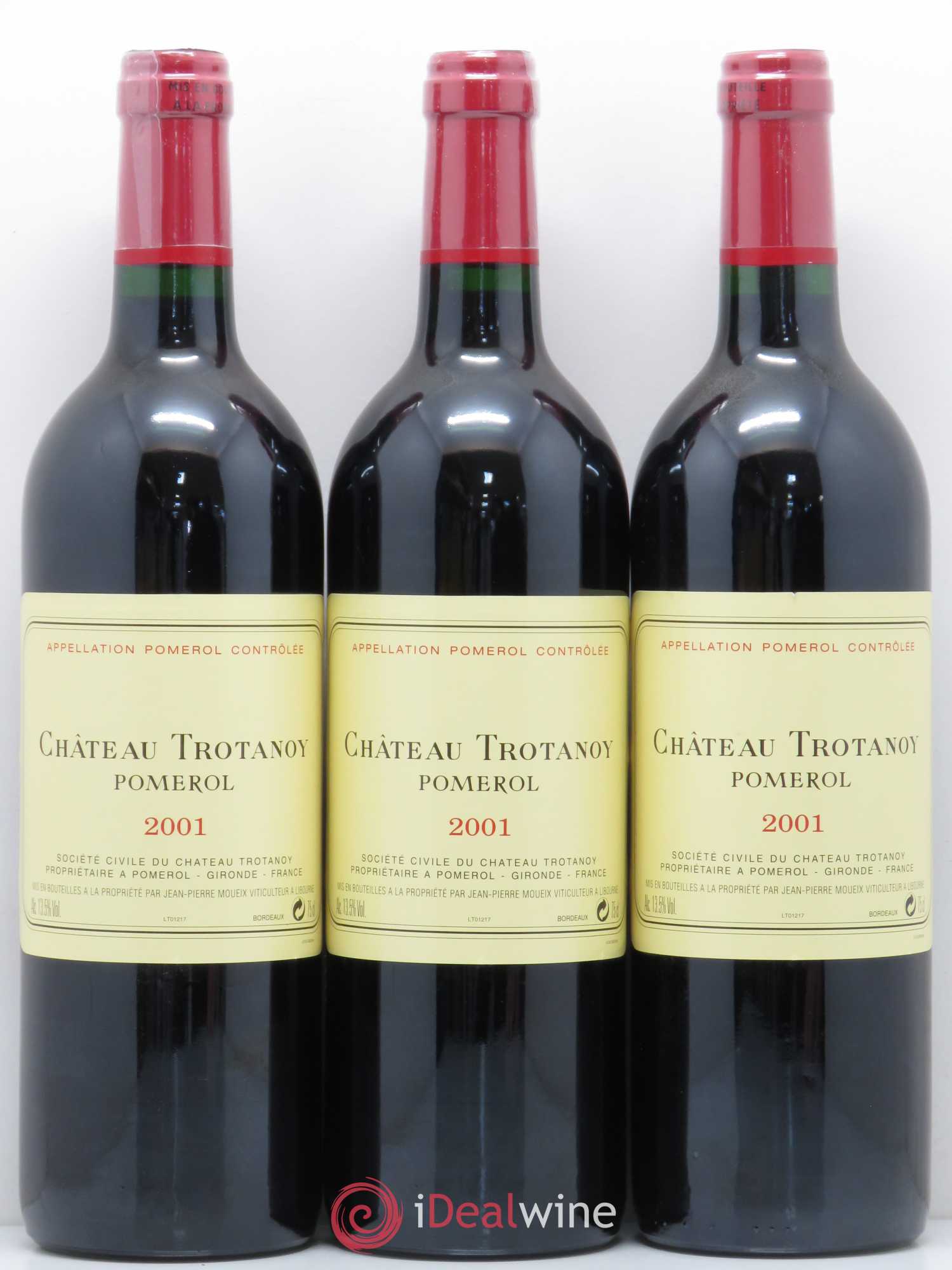Château Trotanoy 2001 - Lot de 5 bouteilles - 1