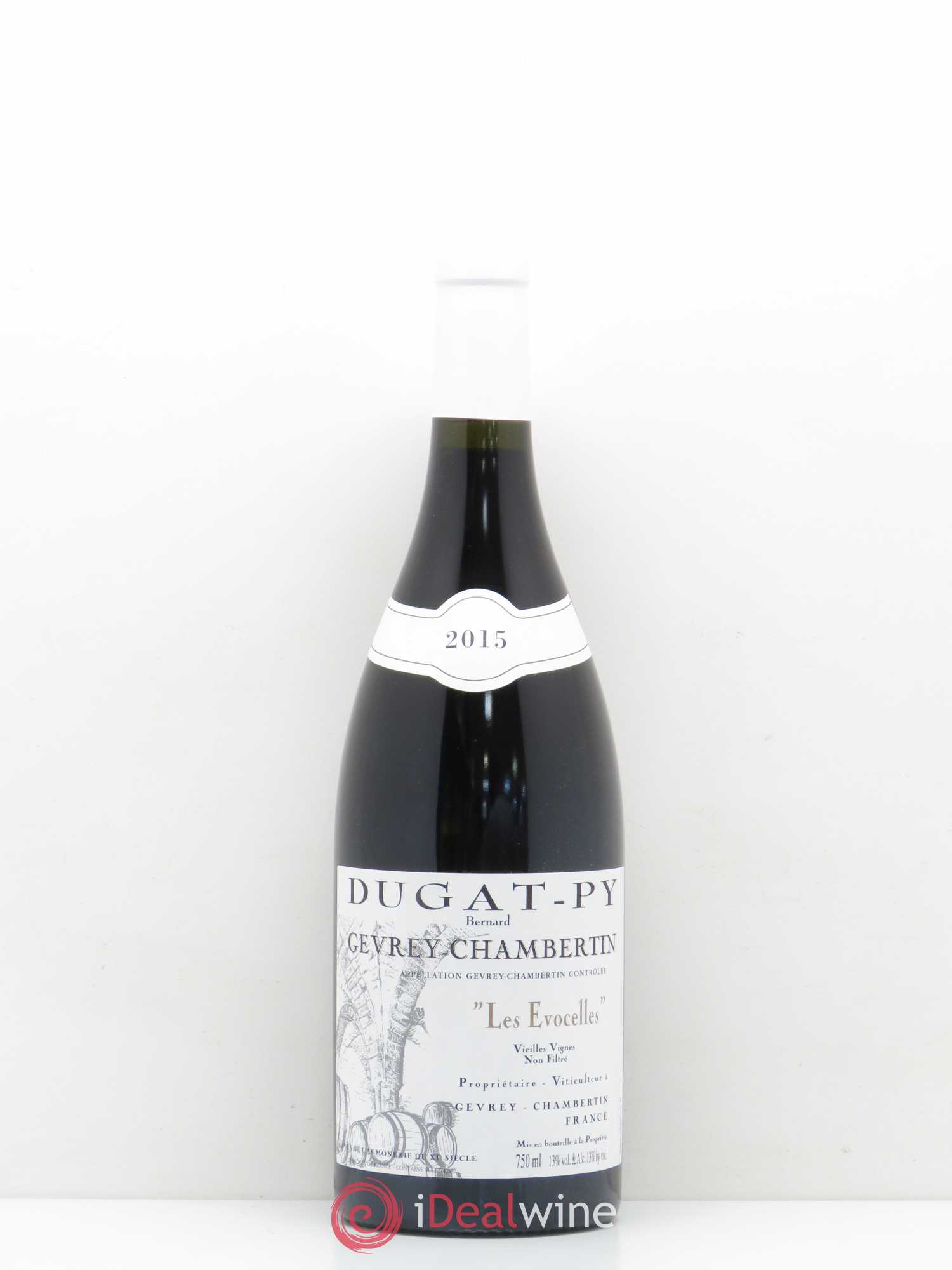Gevrey-Chambertin Les Evocelles Vieilles Vignes Dugat-Py Vieilles vignes 2015 - Posten von 1 Flasche - 0