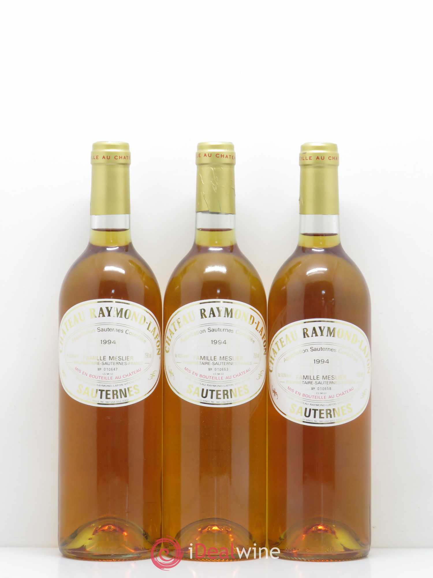 Château Raymond Lafon 1994 - Lotto di 12 bottiglie - 1