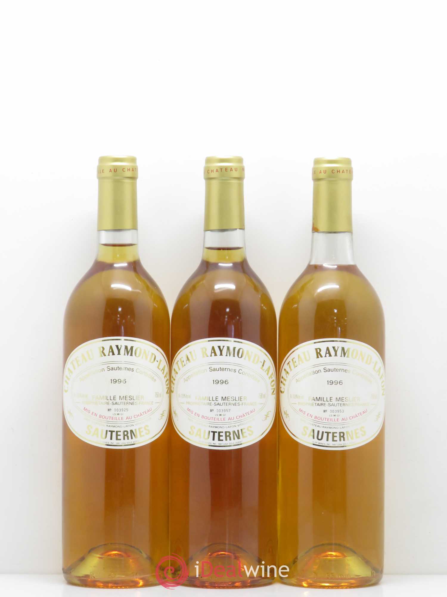 Château Raymond Lafon 1996 - Lotto di 12 bottiglie - 2