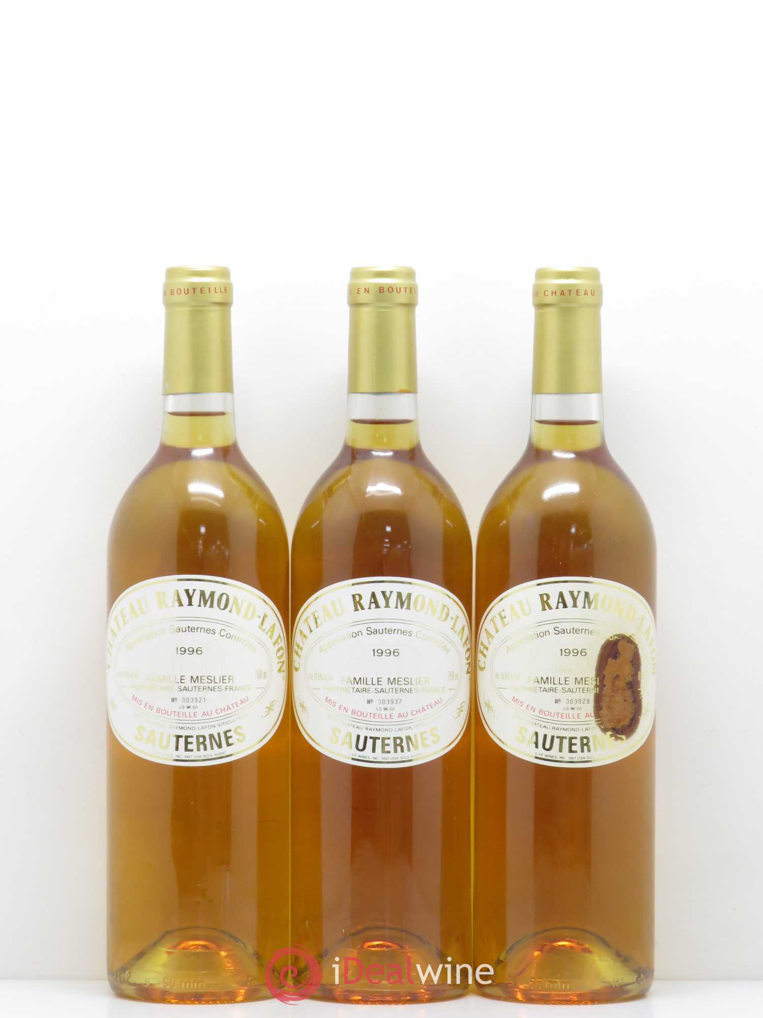 Château Raymond Lafon 1996 - Lotto di 12 bottiglie - 4