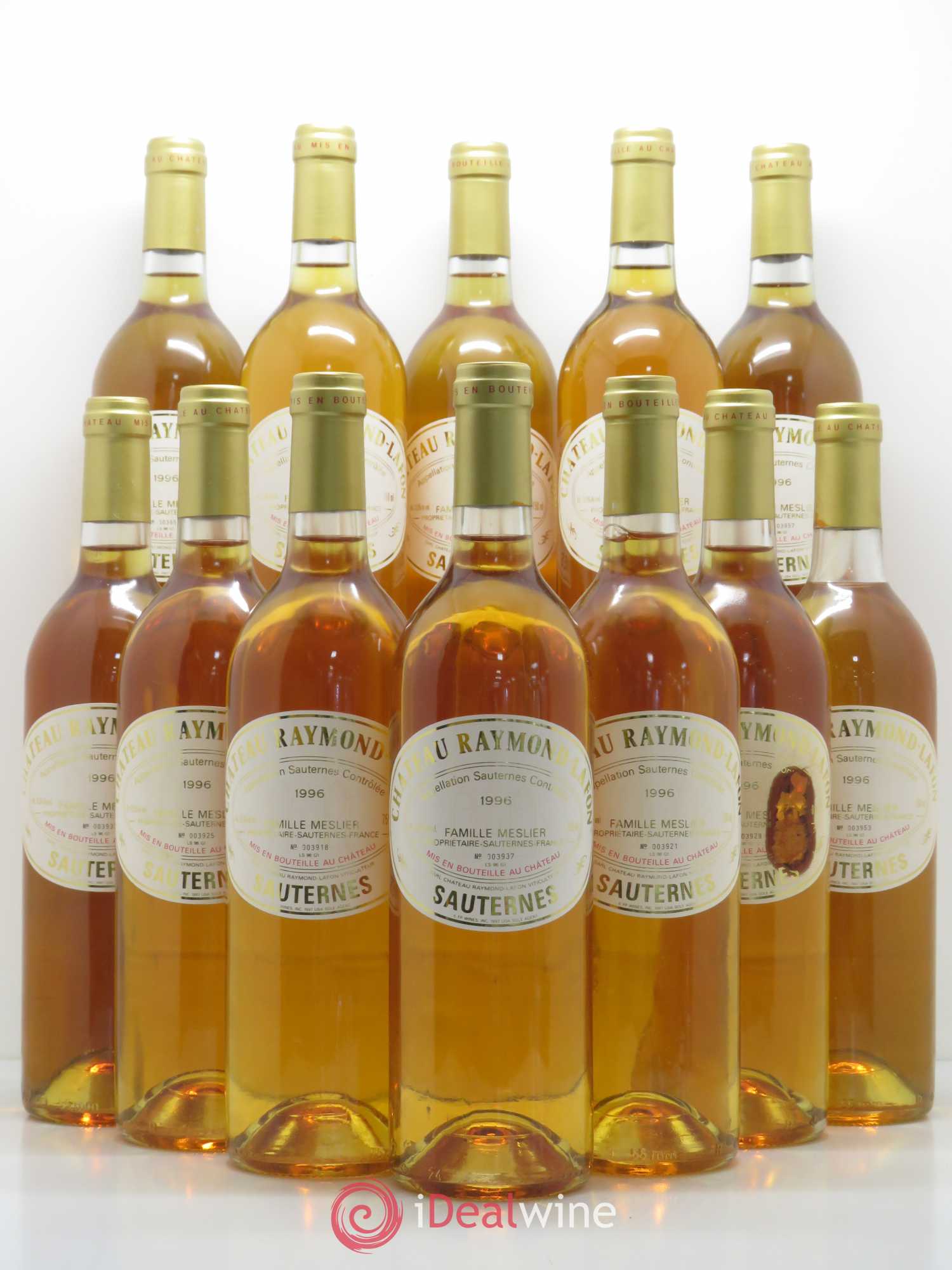 Château Raymond Lafon 1996 - Lotto di 12 bottiglie - 0