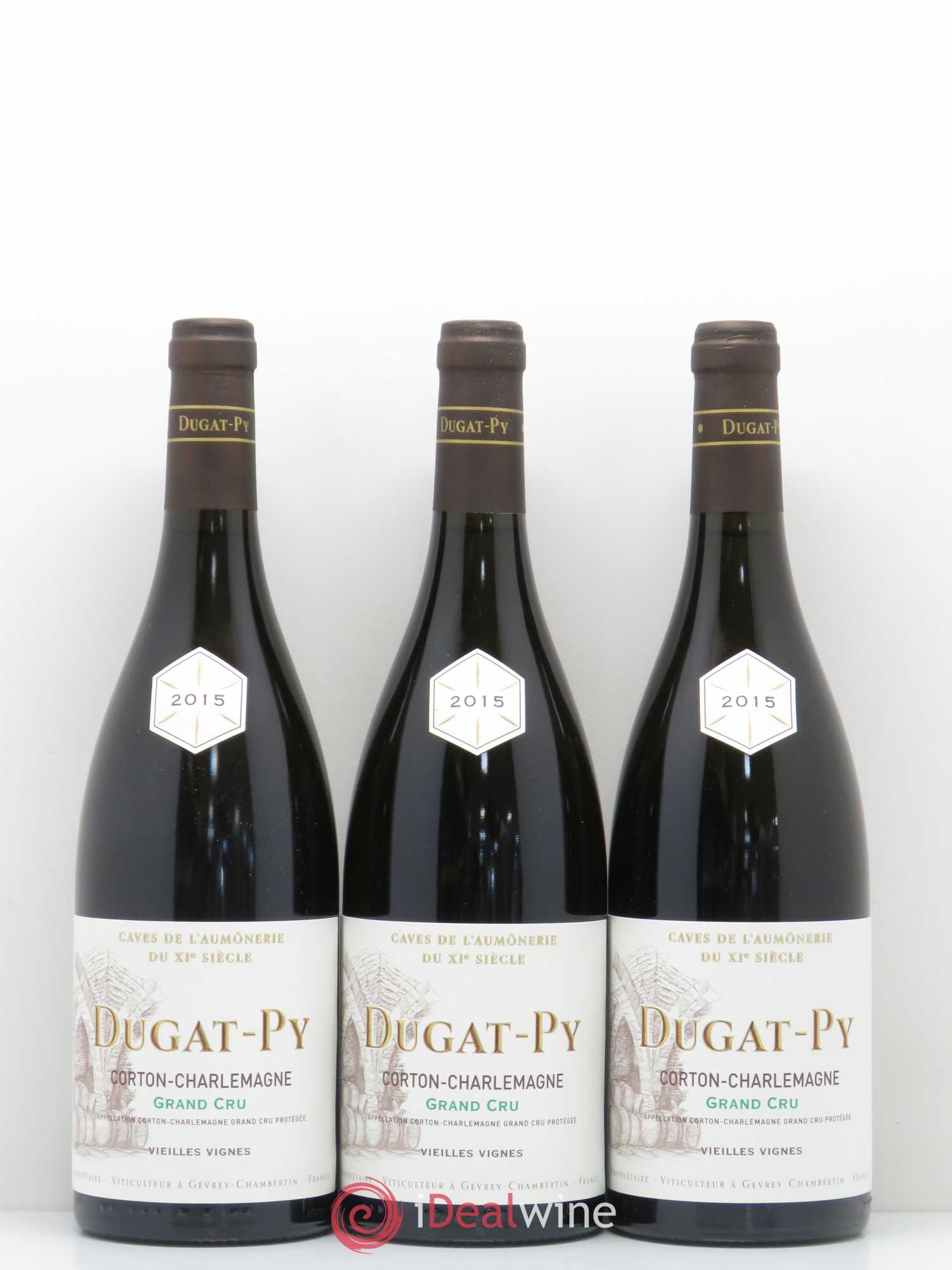Corton-Charlemagne Grand Cru Vieilles Vignes Dugat-Py Vieilles vignes 2015 - Lotto di 3 bottiglie - 0