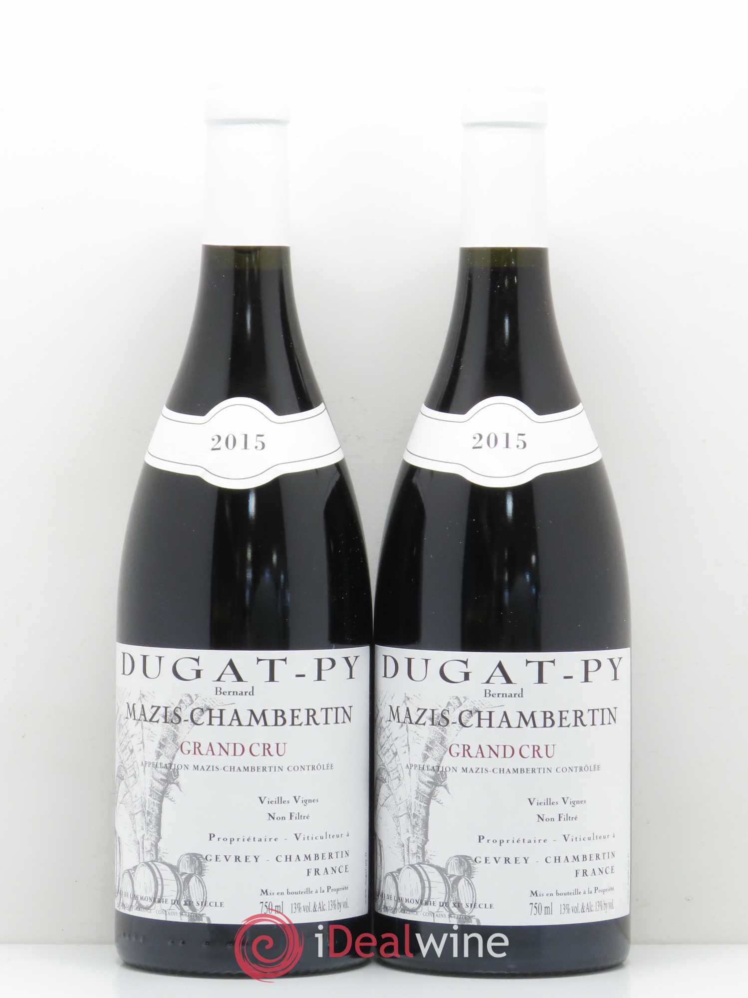 Mazis-Chambertin Grand Cru Vieilles Vignes Dugat-Py 2015 - Lot de 2 bouteilles - 0