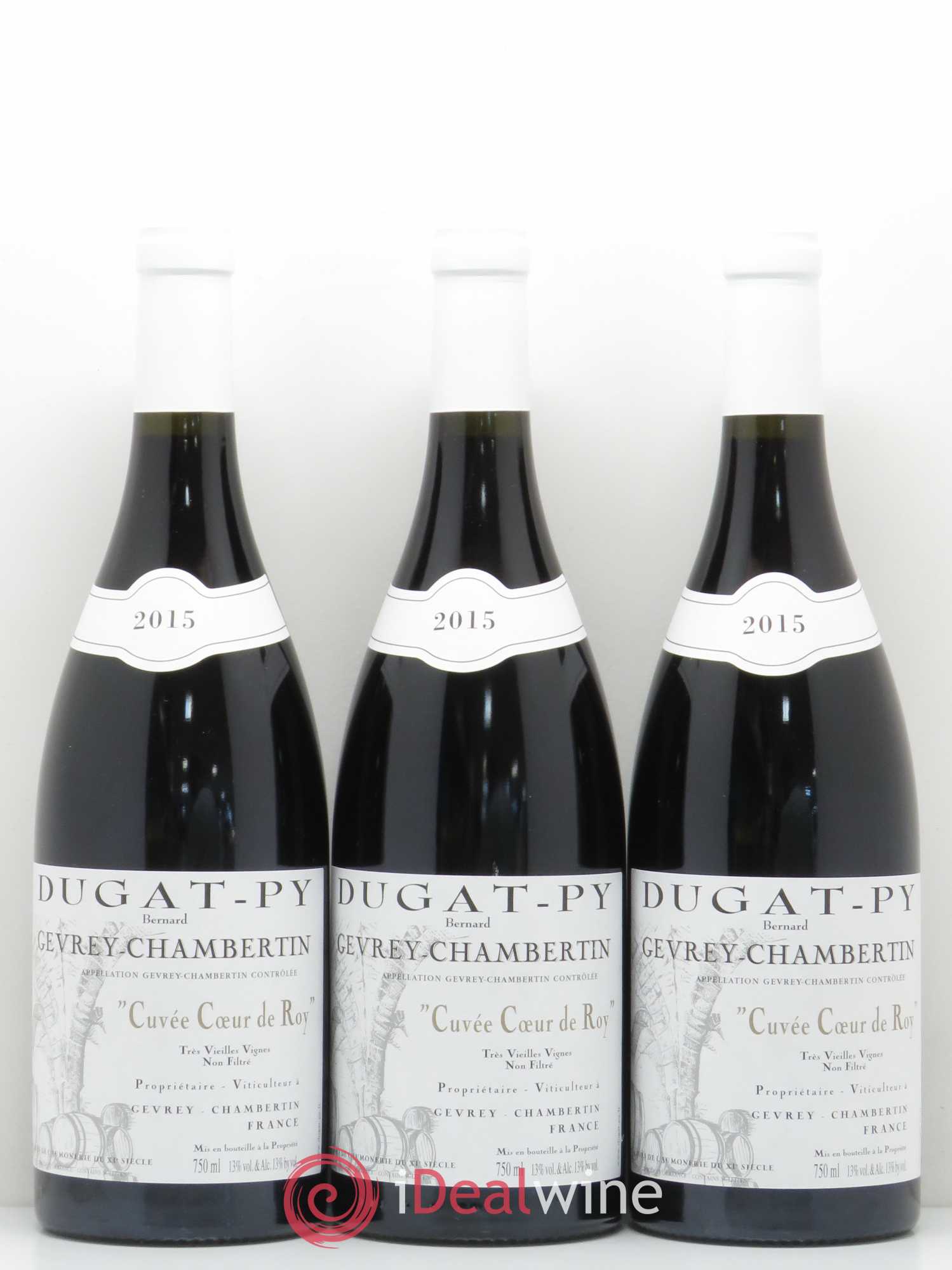 Gevrey-Chambertin Coeur de Roy Très Vieilles Vignes Dugat-Py Très vieilles vignes 2015 - Posten von 3 Flaschen - 0