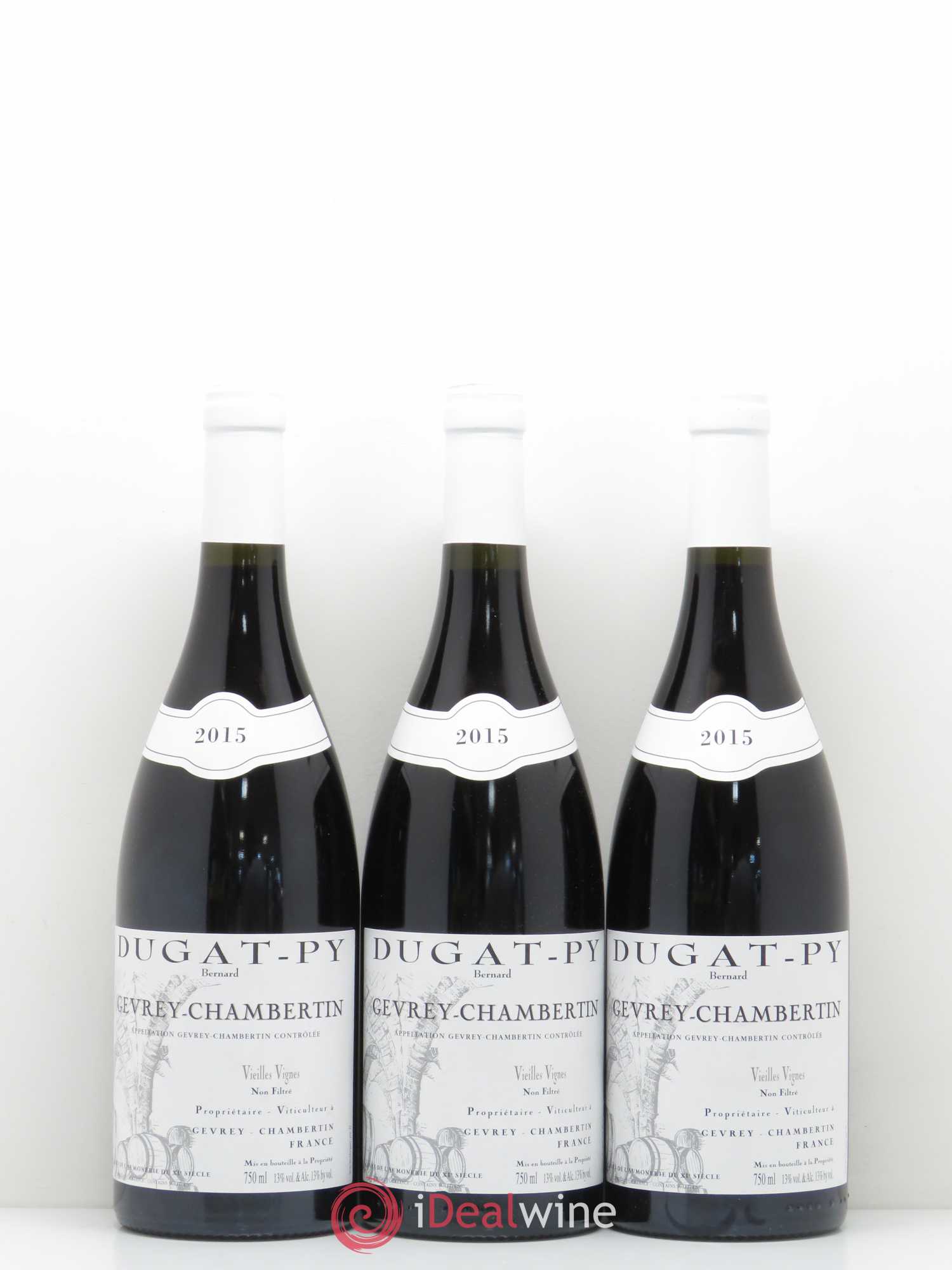 Gevrey-Chambertin Vieilles Vignes Dugat-Py 2015 - Lot de 12 bouteilles - 1