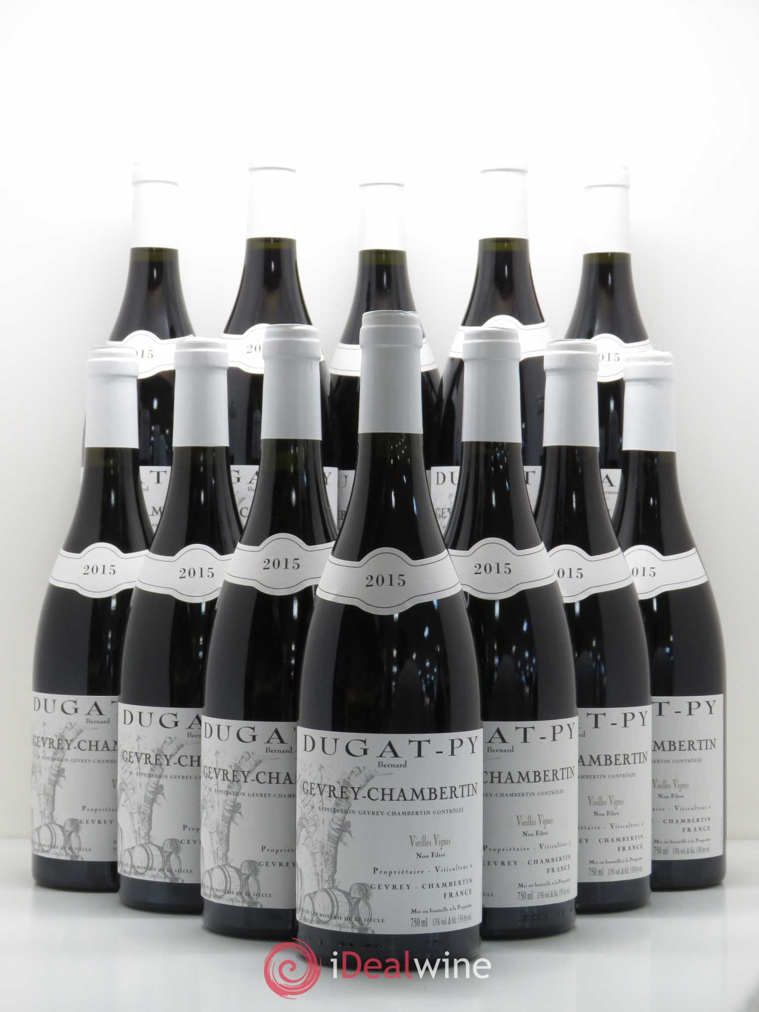 Gevrey-Chambertin Vieilles Vignes Dugat-Py 2015 - Lot de 12 bouteilles - 0