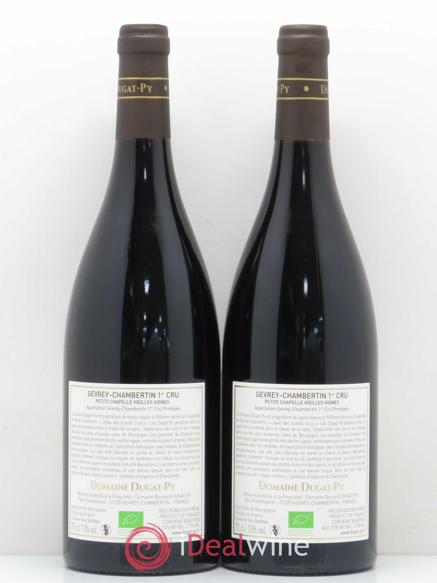 Gevrey-Chambertin 1er Cru Petite Chapelle Vieilles Vignes Dugat-Py Vieilles Vignes 2016 - Lot de 2 bouteilles - 1