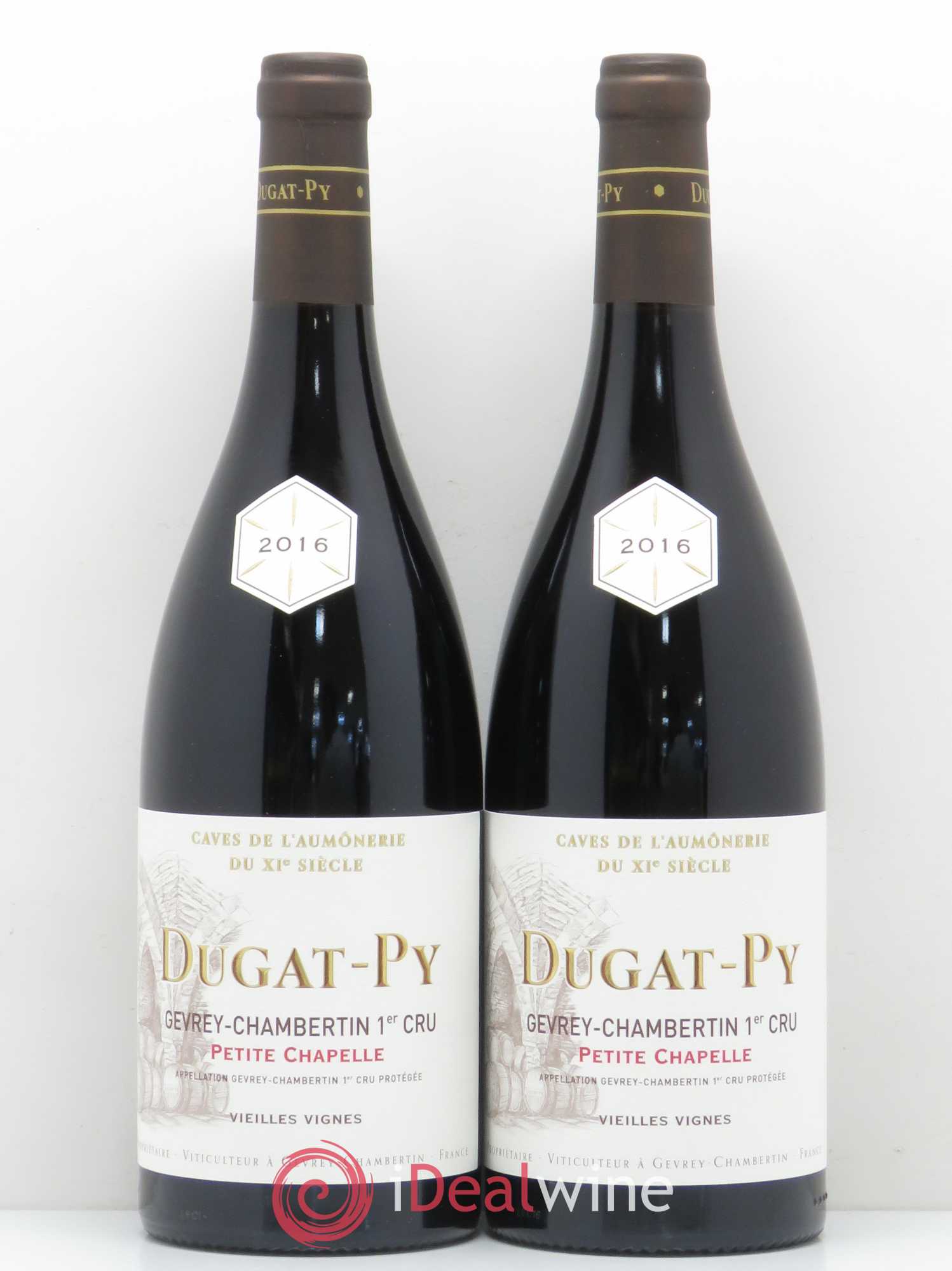 Gevrey-Chambertin 1er Cru Petite Chapelle Vieilles Vignes Dugat-Py Vieilles Vignes 2016 - Lot de 2 bouteilles - 0