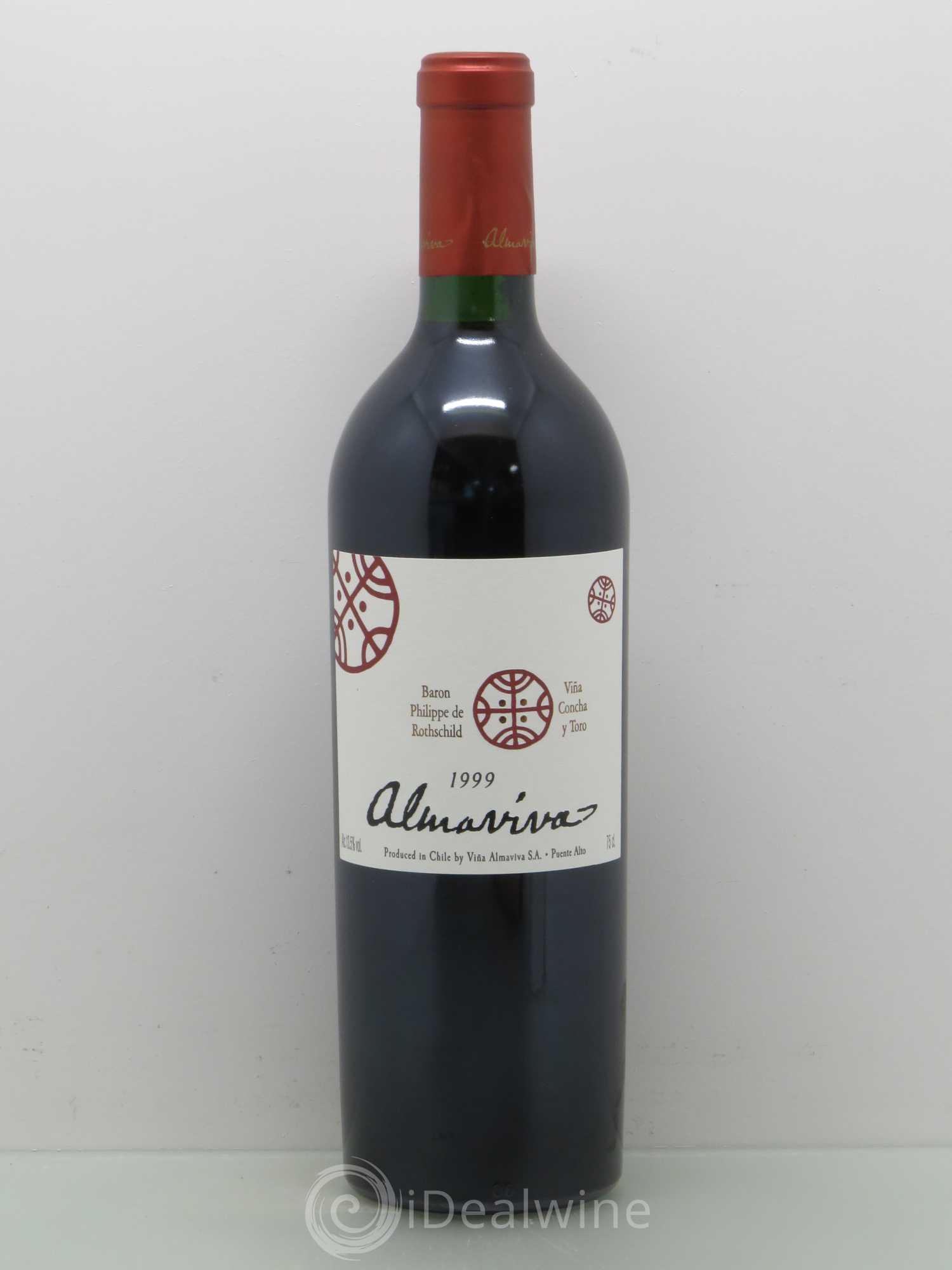 Chili Almaviva Baron P. de Rothschild Concha y Toro 1999 - Lot de 1 bouteille - 0