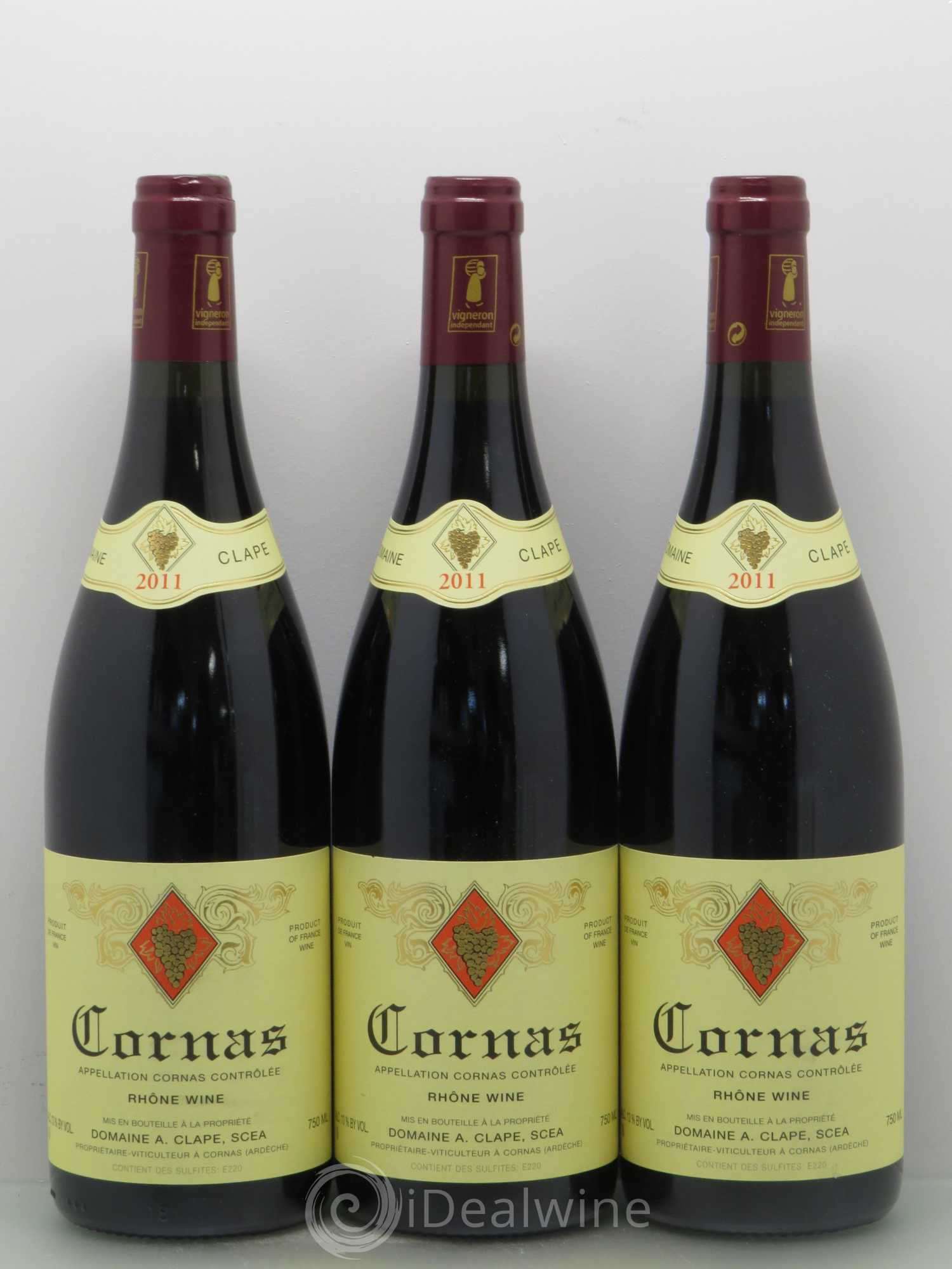 Cornas Auguste Clape 2011 - Lot de 3 bouteilles - 0