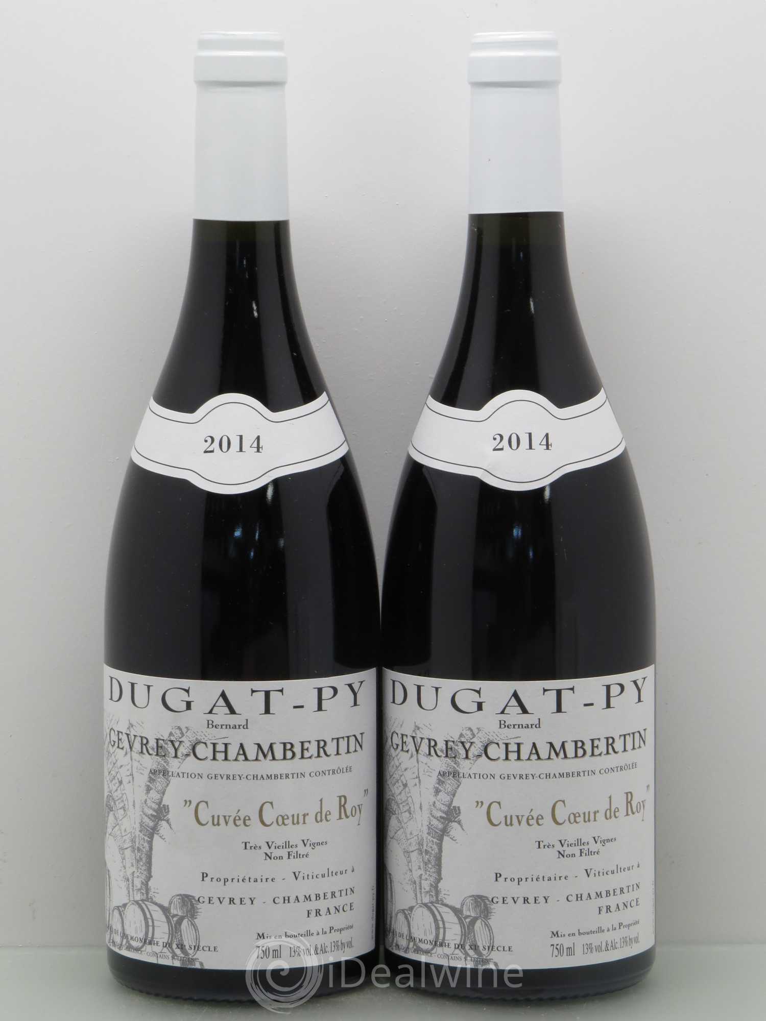 Gevrey-Chambertin Coeur de Roy Très Vieilles Vignes Dugat-Py 2014 - Lot de 2 bouteilles - 0