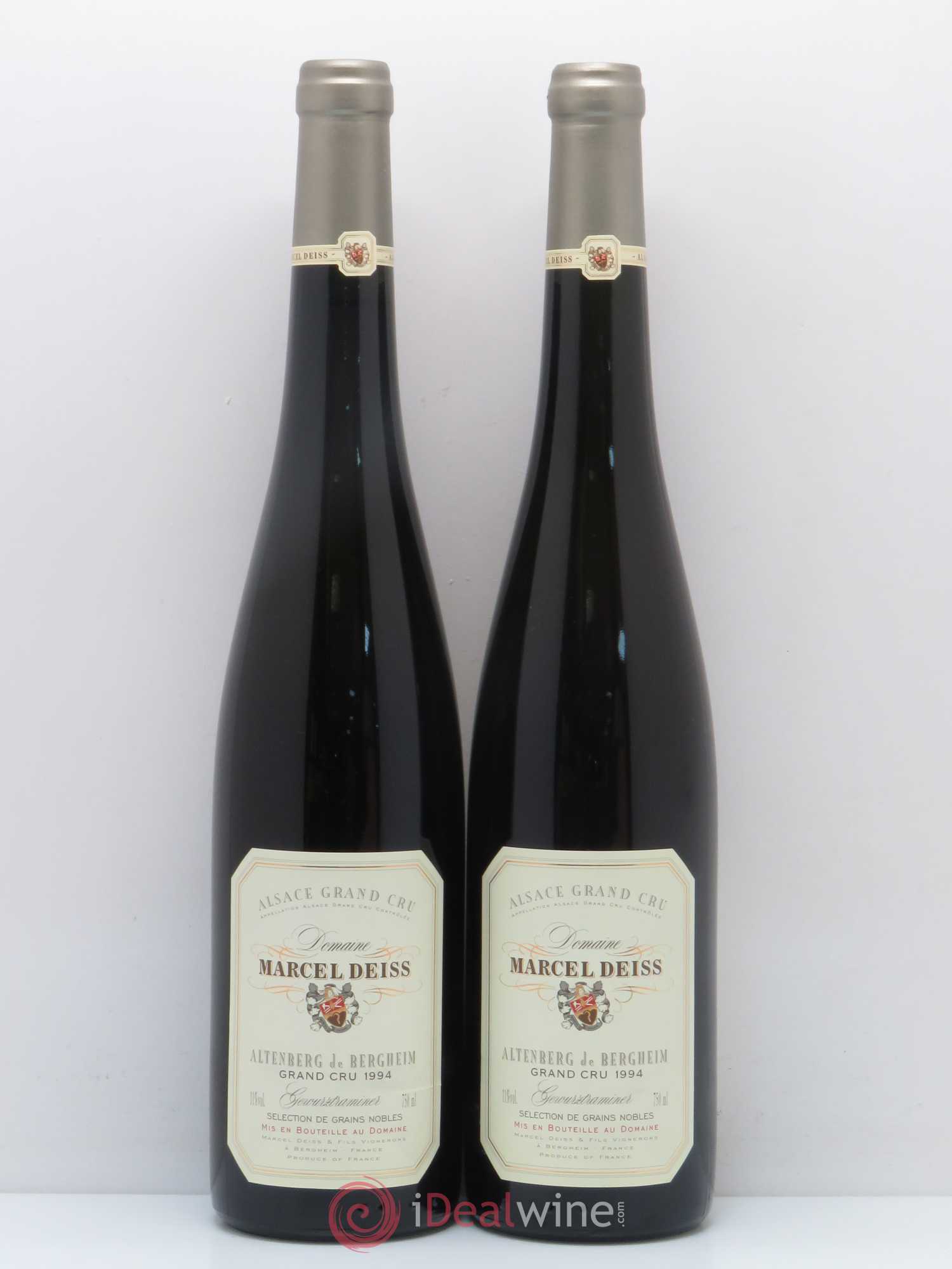 Gewurztraminer Grand Cru Altenberg De Bergheim Sélection de Grains Nobles Marcel Deiss 1994 - Lotto di 2 bottiglie - 0