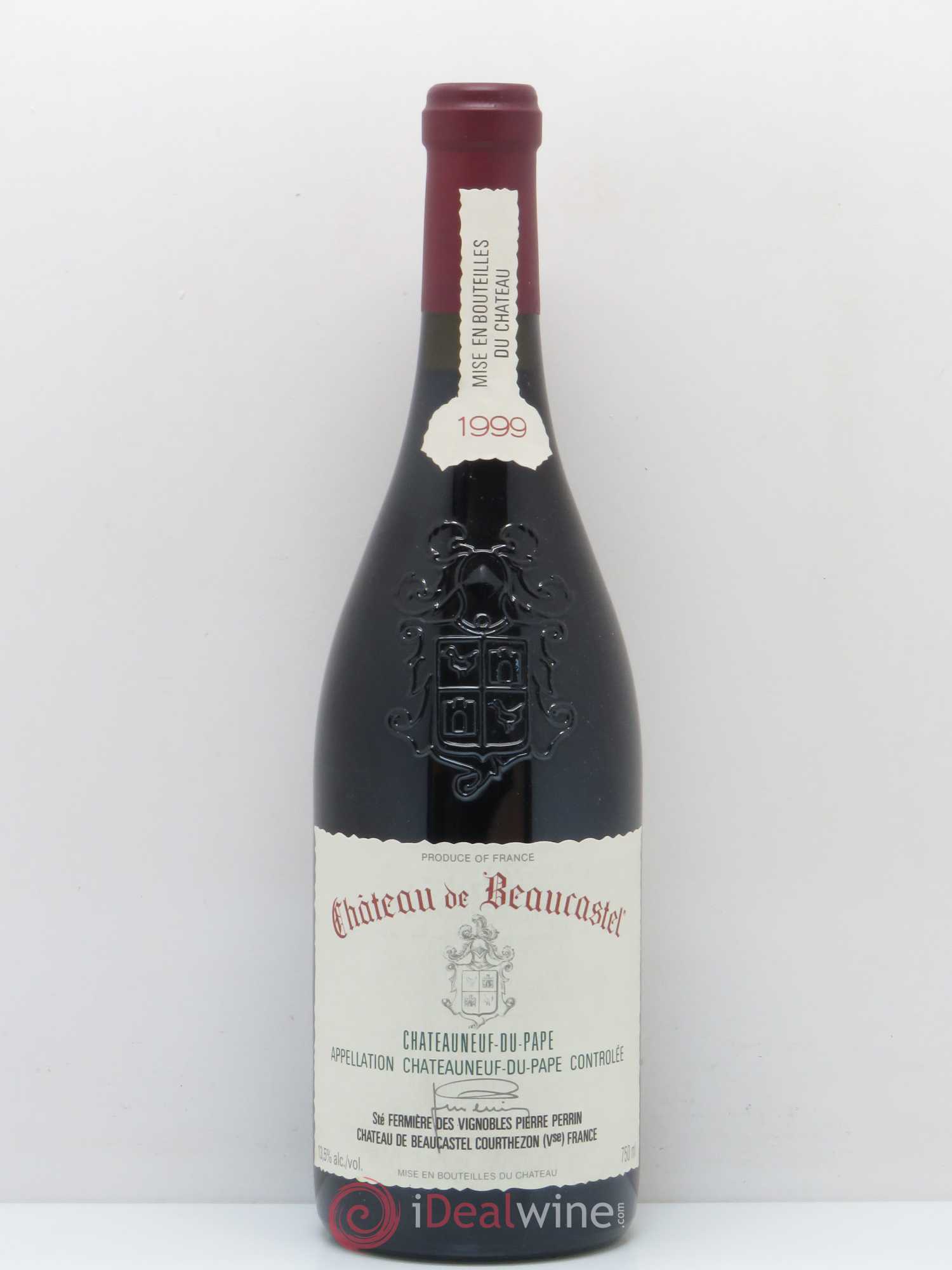 Châteauneuf-du-Pape Château de Beaucastel Famille Perrin 1999 - Lot de 1 bouteille - 0