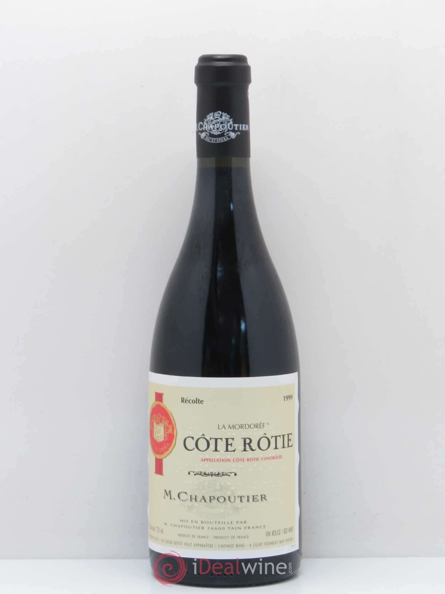 Côte-Rôtie La Mordorée Chapoutier 1999 - Lot de 1 bouteille - 0