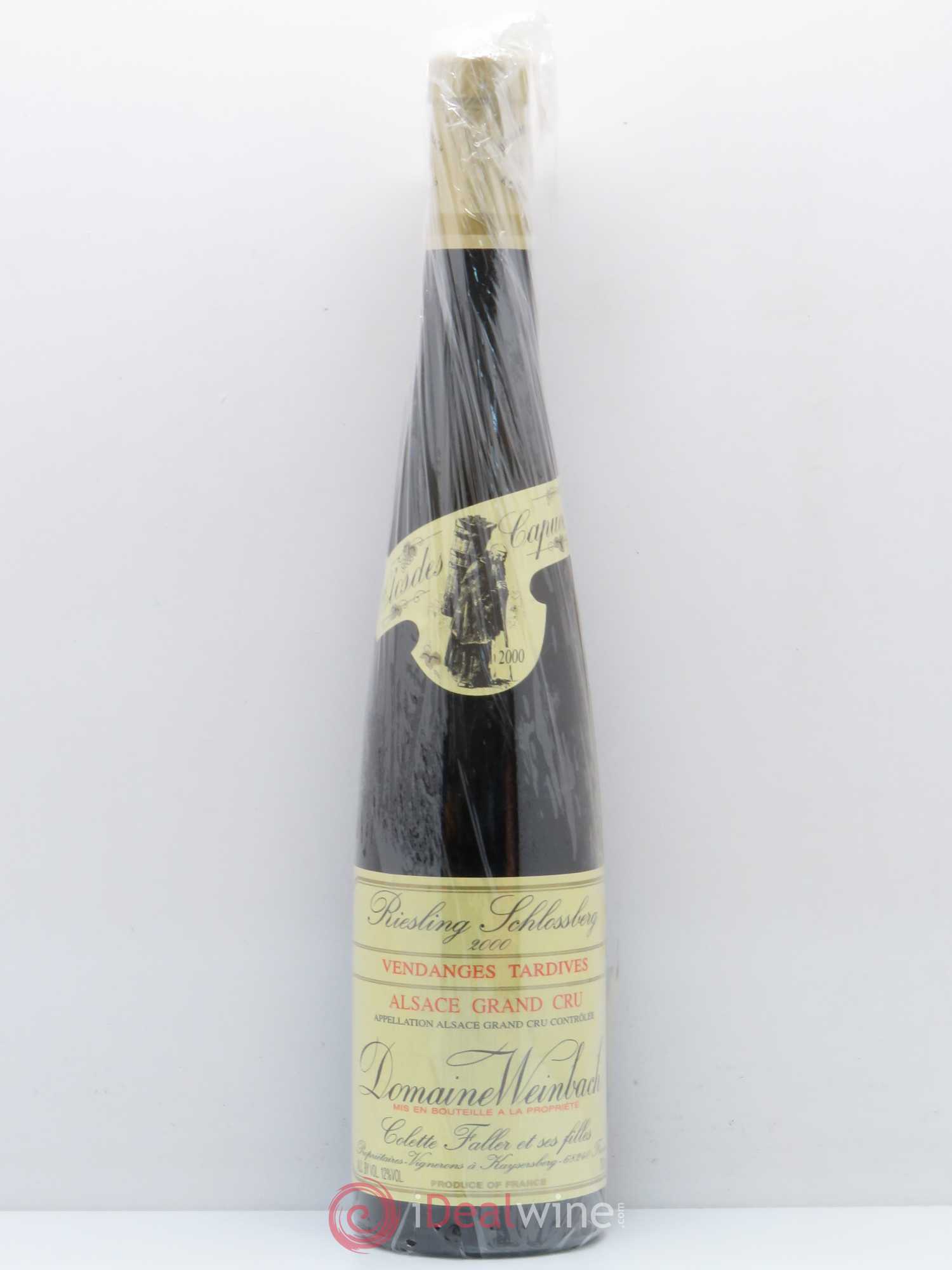 Alsace Riesling Vendanges Tardives Grand Cru Schlossberg Weinbach (Domaine) 2000 - Lotto di 1 bottiglia - 0