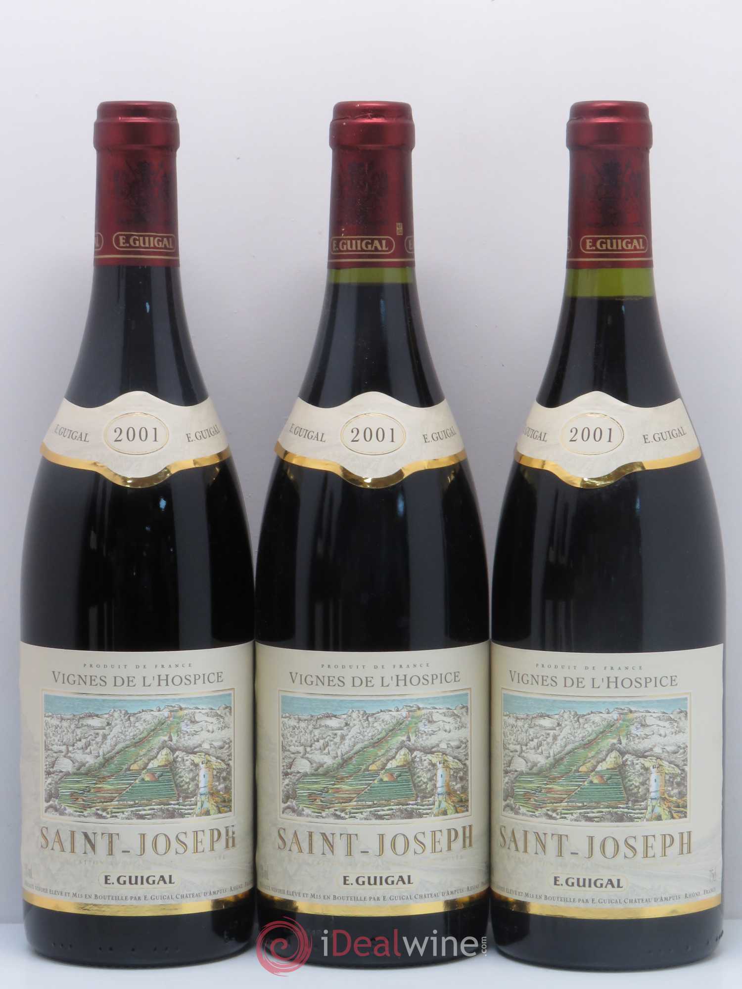 Saint-Joseph Vignes de l'Hospice Guigal 2001 - Lot de 6 bouteilles - 1
