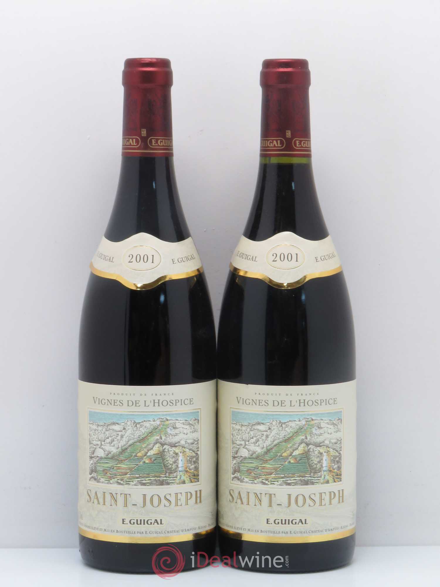 Saint-Joseph Vignes de l'Hospice Guigal 2001 - Lot de 2 bouteilles - 0