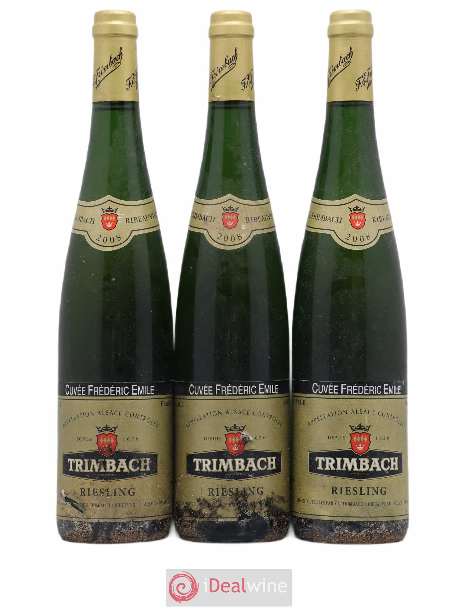 Alsace Riesling Cuvée Frédéric Emile Trimbach (Domaine) 2008 - Lot de 3 bouteilles - 0