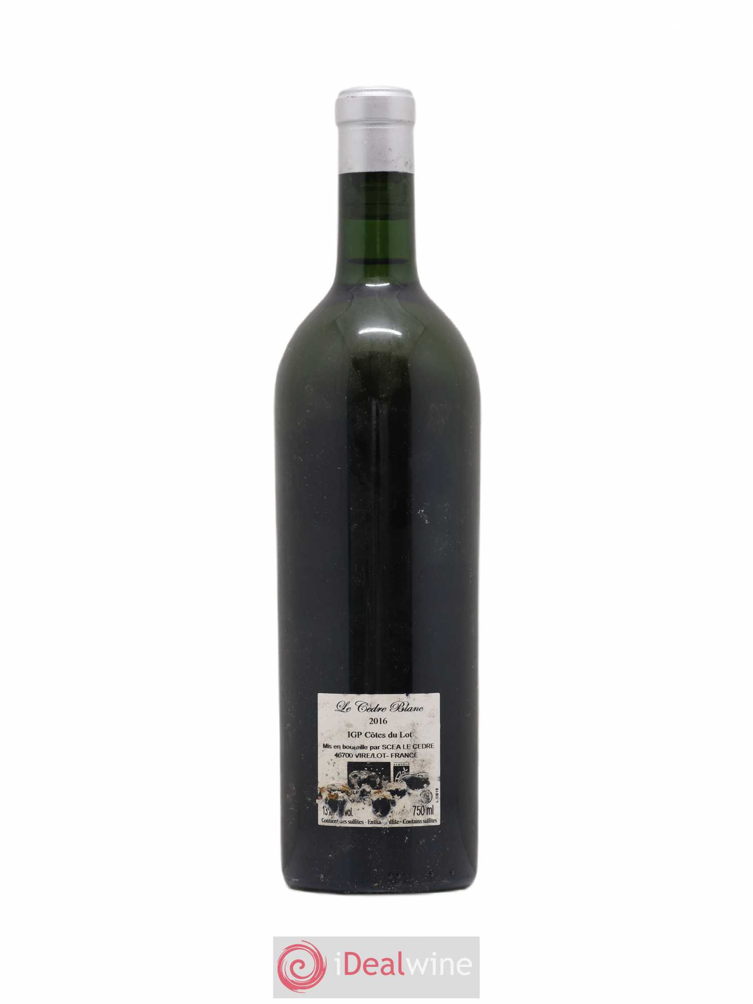 Côtes du Lot Château du Cèdre  Le Cèdre Blanc Pascal et Jean-Marc Verhaeghe 2016 - Lot de 1 bouteille - 1