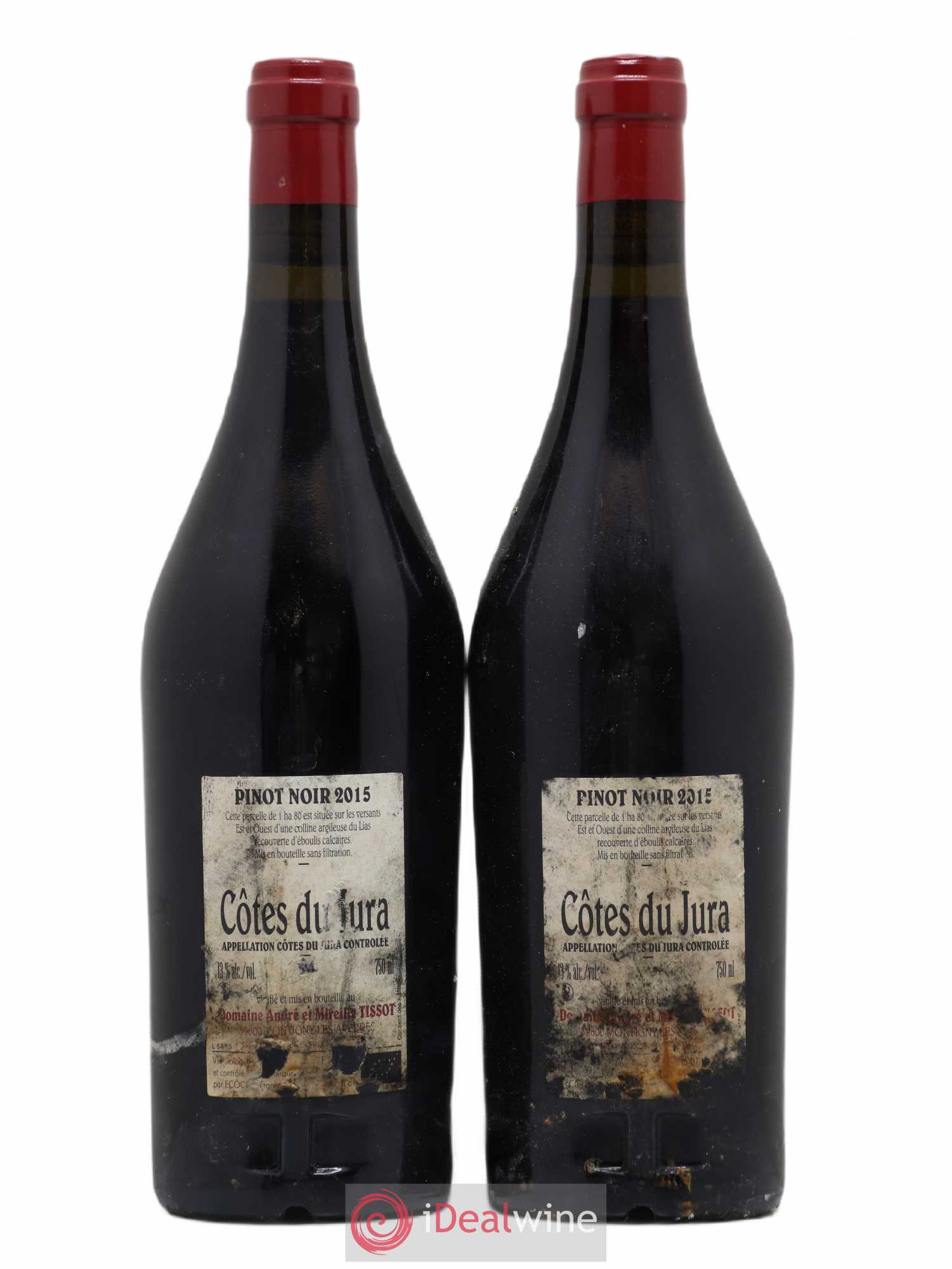 Côtes du Jura En Barberon Bénédicte et Stéphane Tissot 2015 - Lot de 2 bouteilles - 1