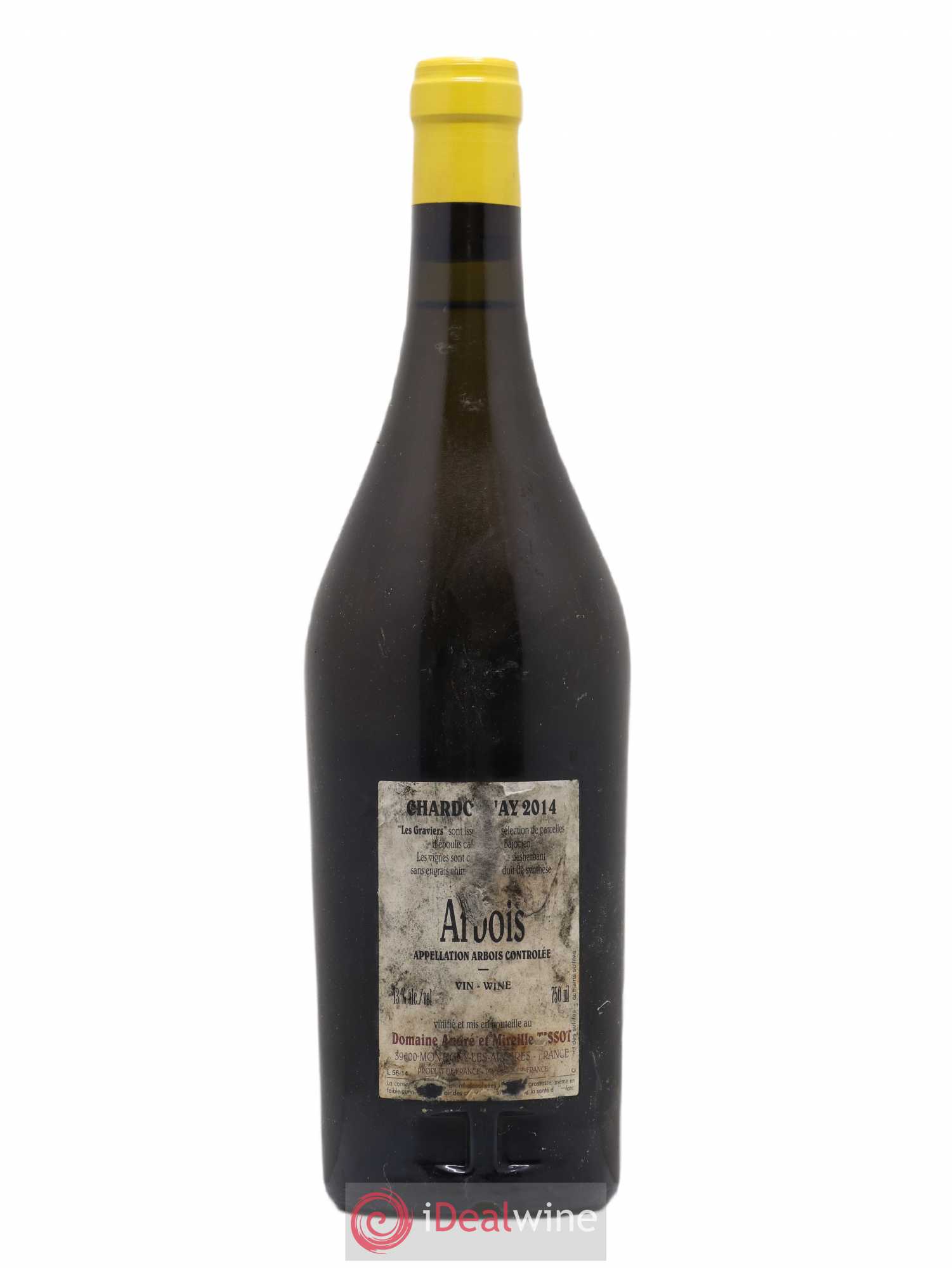 Arbois Chardonnay Les Graviers Bénédicte et Stéphane Tissot 2014 - Lot de 1 bouteille - 1